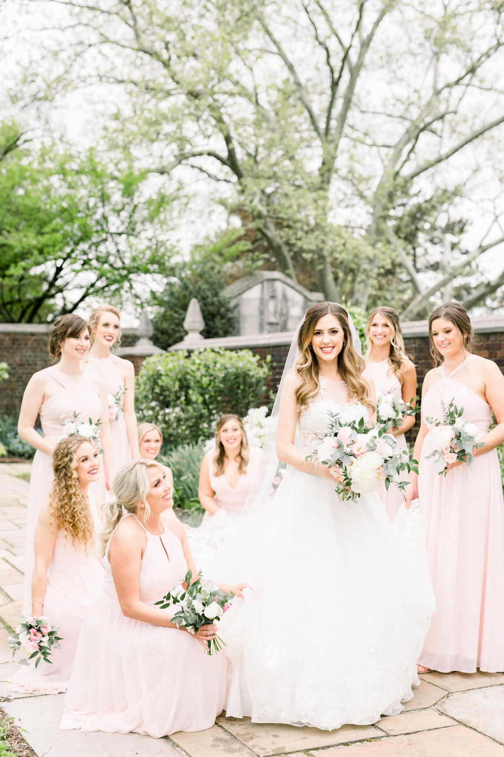 Bridal party photos: Romantic Fairytale wedding at the Omni William Penn in Pittsburgh, PA planned by Exhale Events. Find more wedding inspiration at exhale-events.com!