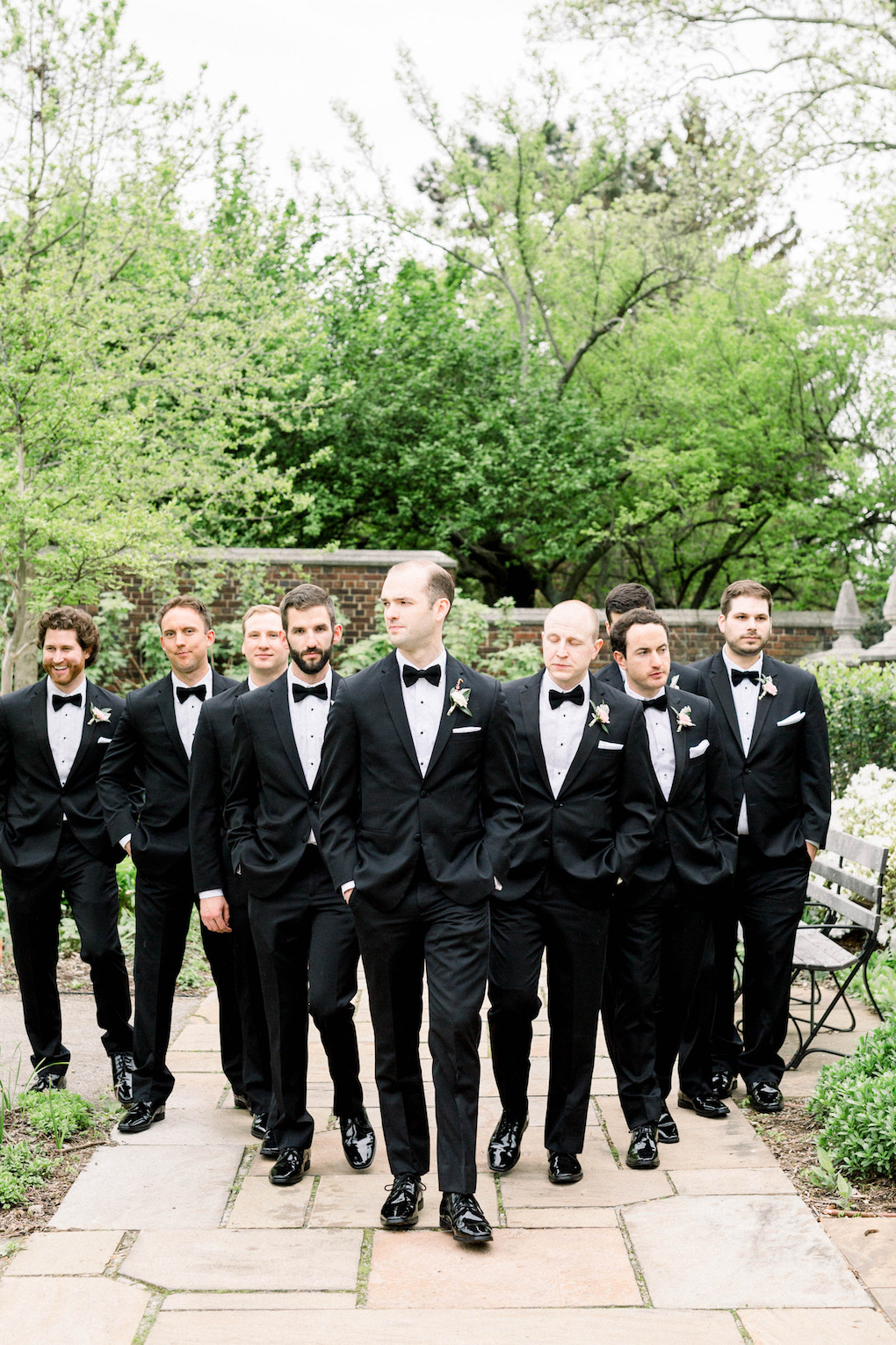 Grooms and groomsmen: Romantic Fairytale wedding at the Omni William Penn in Pittsburgh, PA planned by Exhale Events. Find more wedding inspiration at exhale-events.com!