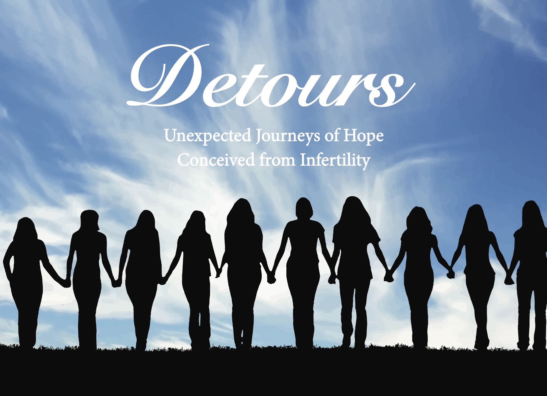 Cover of my infertility support book.
