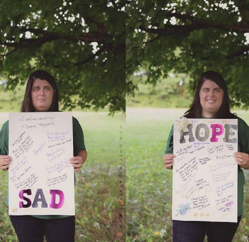 The exercise of sharing our hopes and our sadness was very therapeutic. I'm grateful to my support groups. 