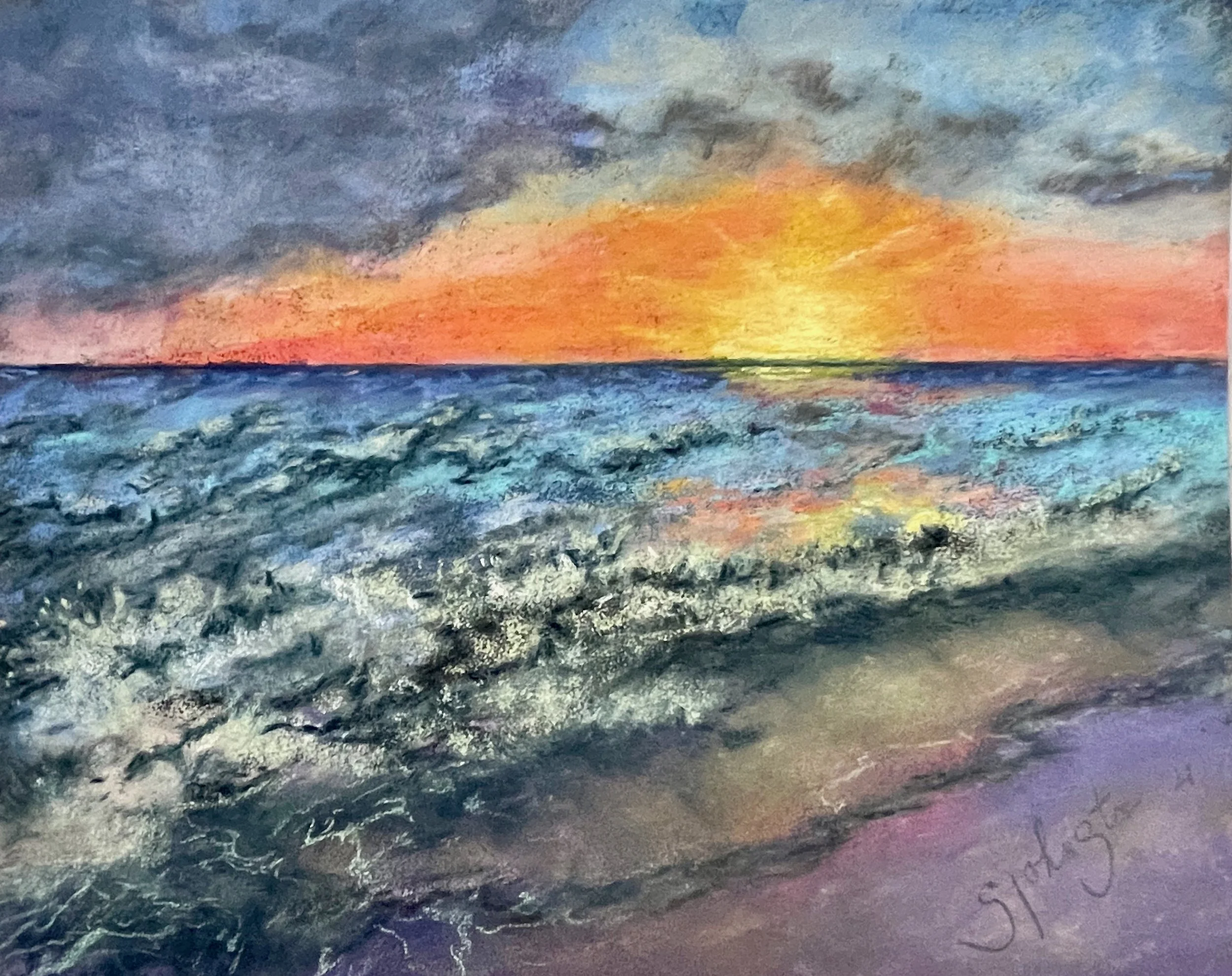 Sunset on the Sea Shore.jpeg