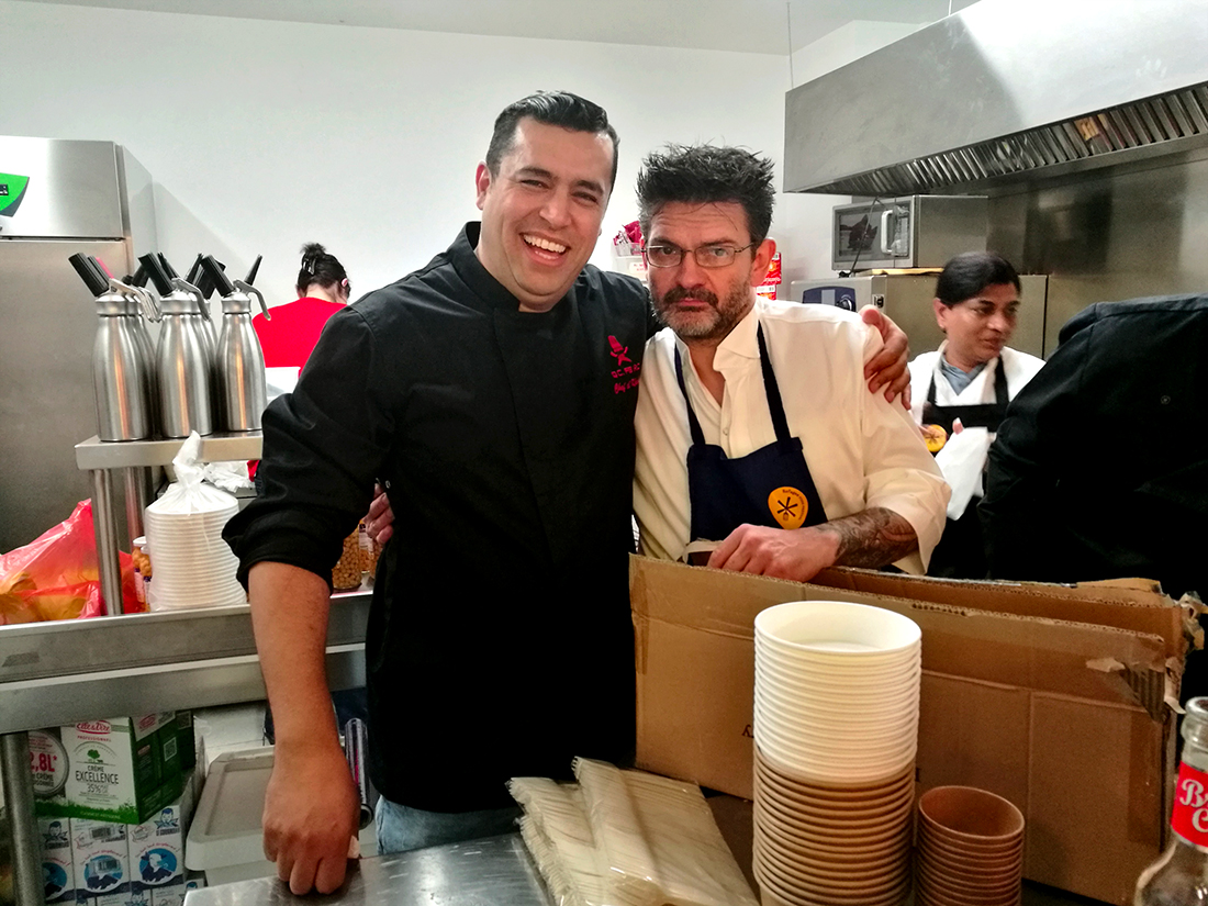 Mohammad El Khaldy et Stéphane-Jégo, La Résidence Restaurant at Ground Control, Paris 12 ©photo : Constance Lacorne