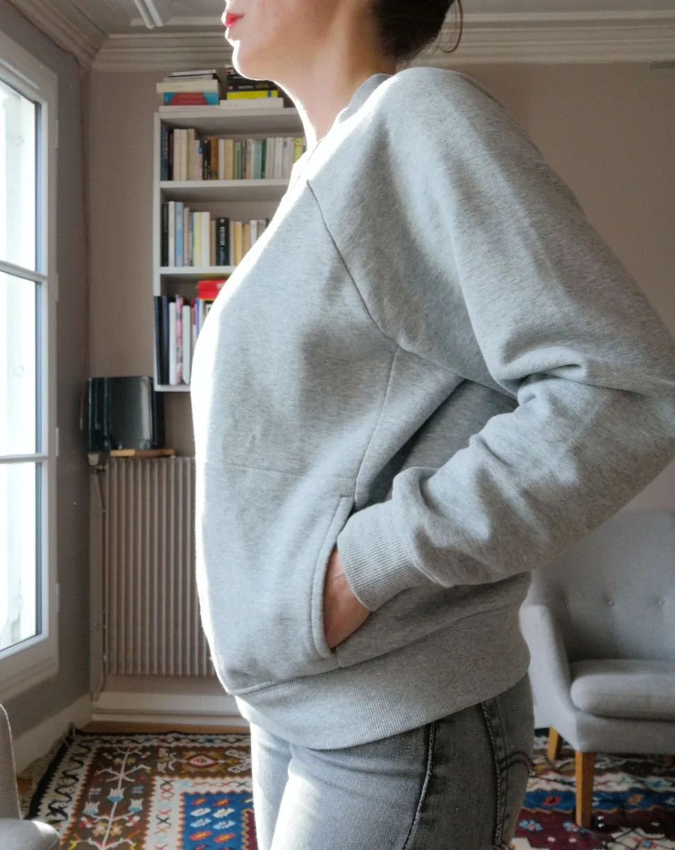 sweat shirt grigri musca