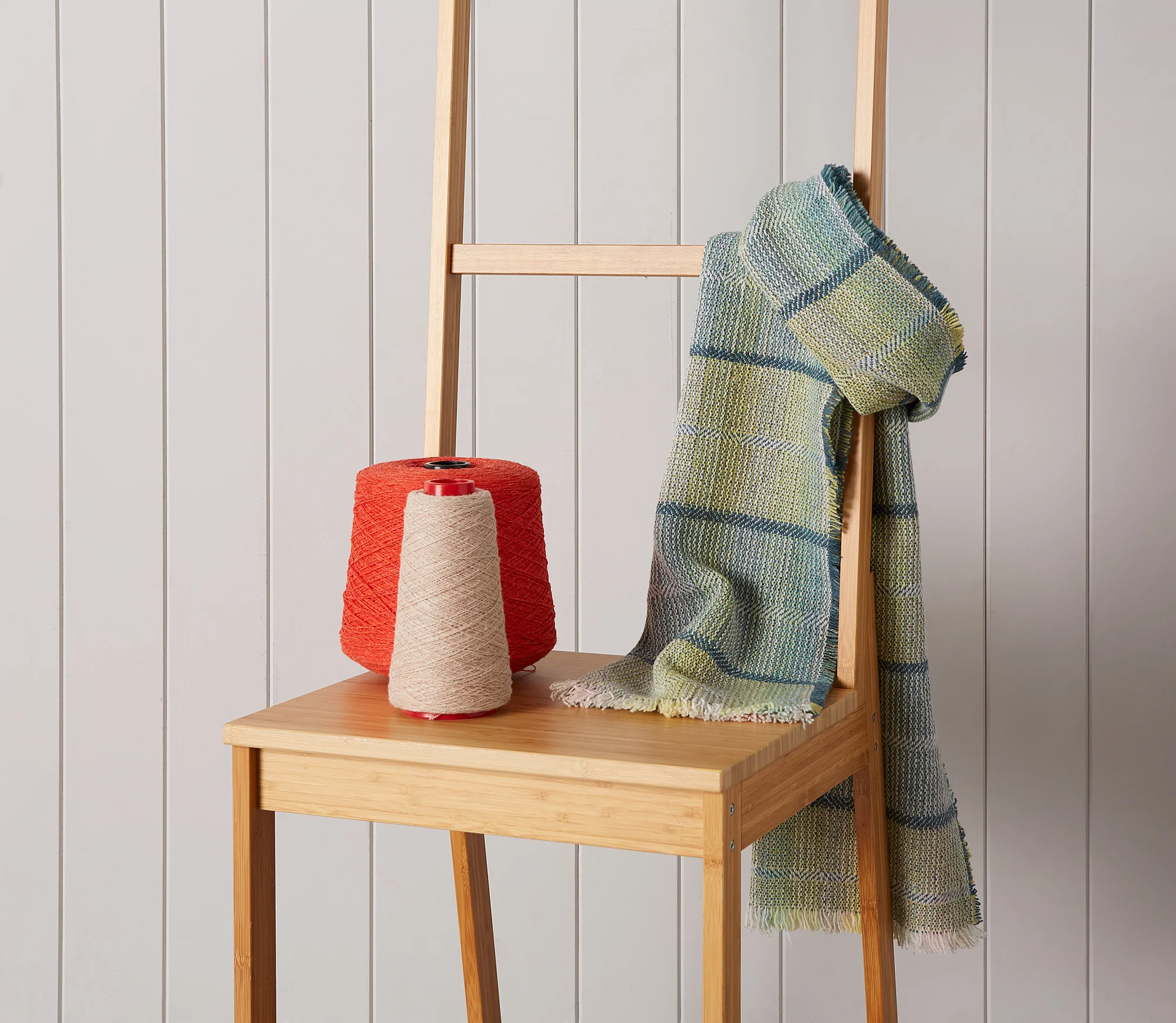 Billie Merino Wool Oversized Scarf Sea Green