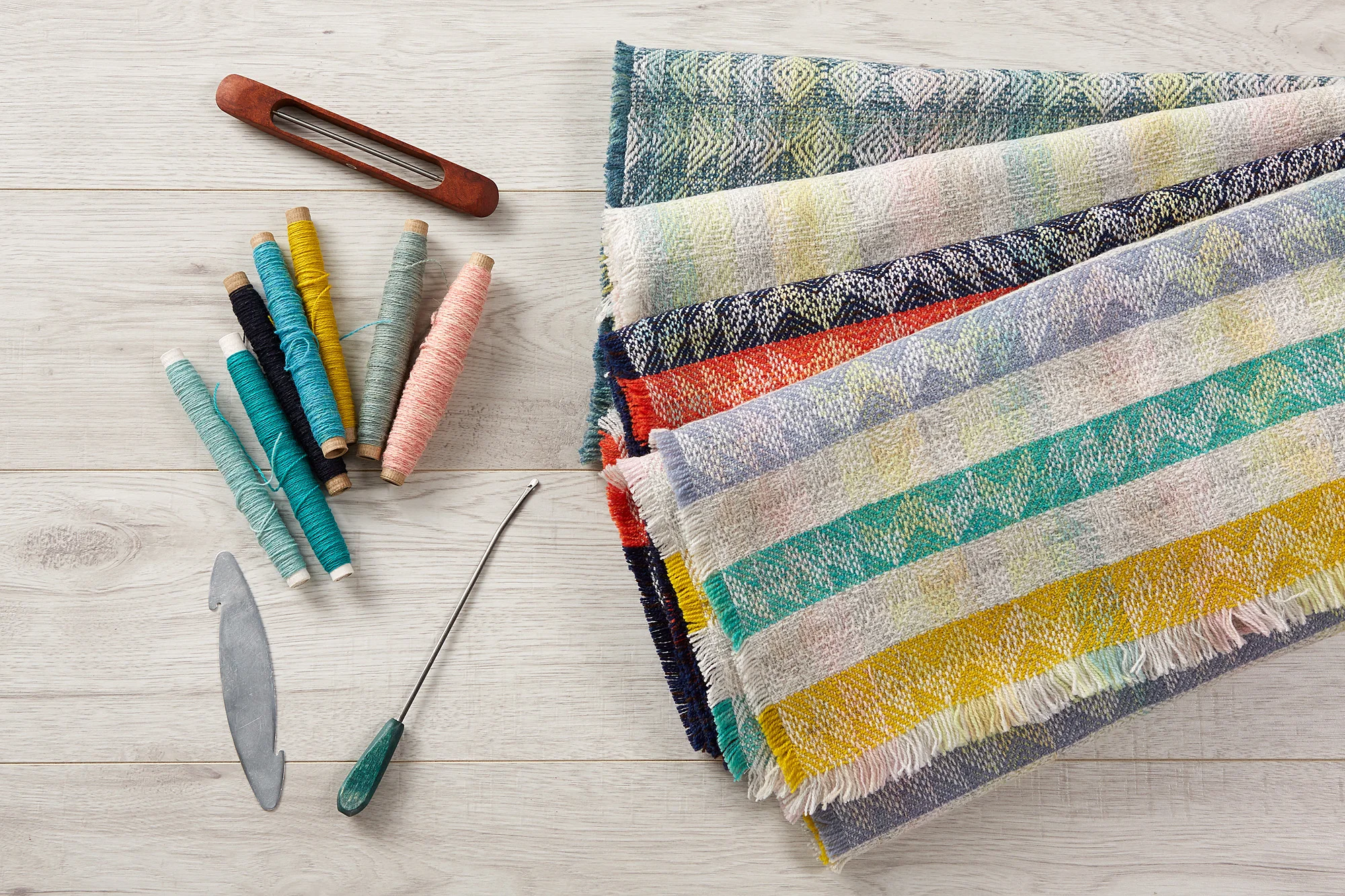 Mill woven merino scarves available to buy at the market on the 29th September. A perfect gift for those of you that are already thinking about Christmas.