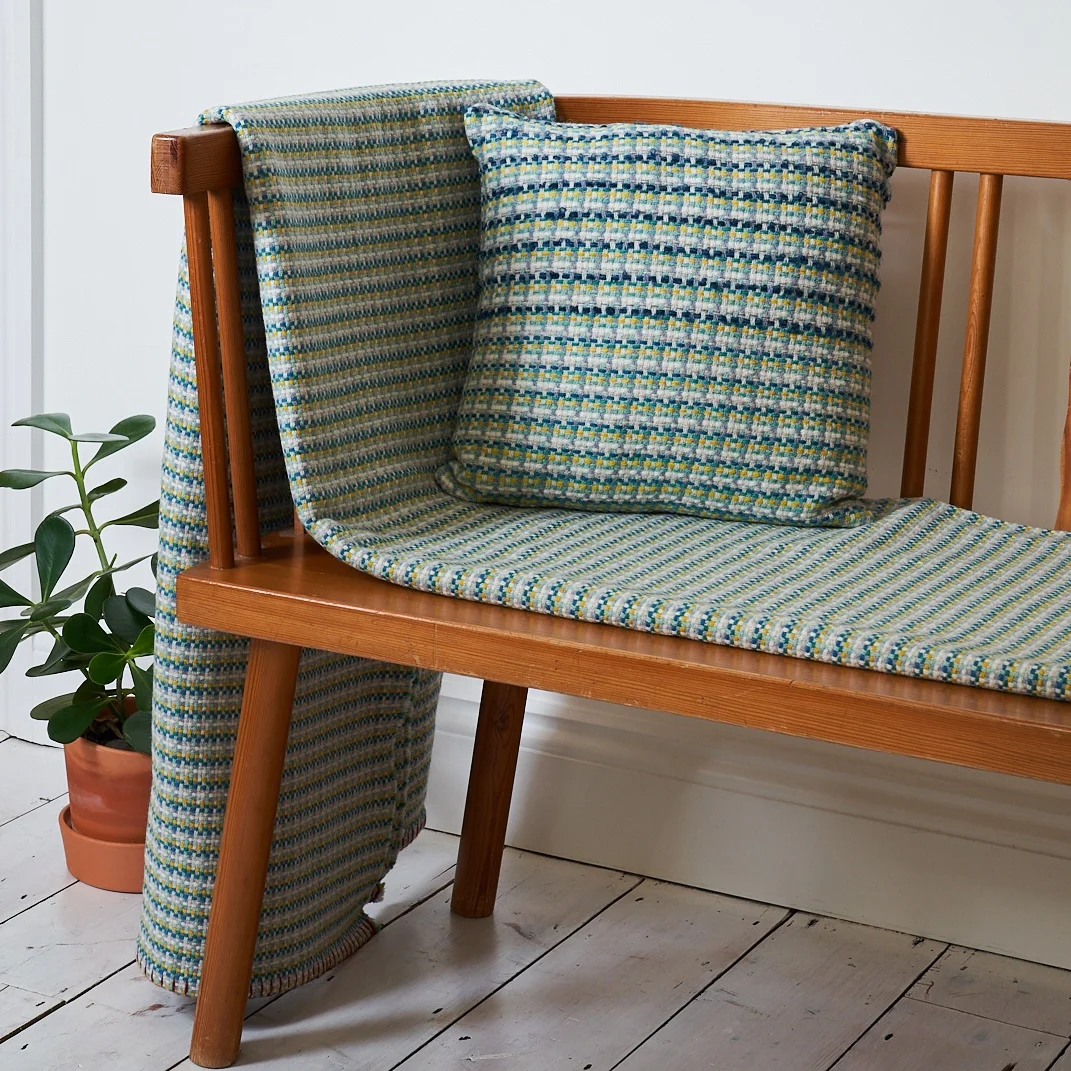 Phoebe Merino Wool Large Blanket, Made in UK