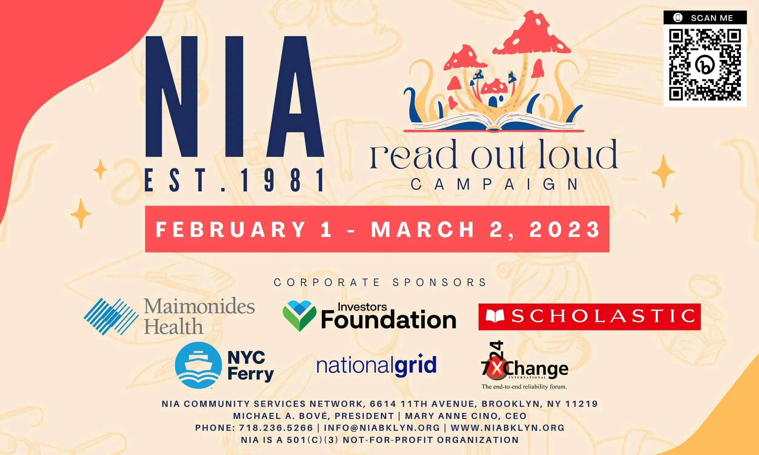 NIA 2023 Read Out Loud Campaign