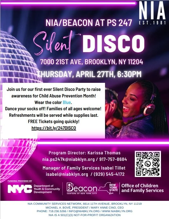 NIA/Beacon at PS 247 Silent Disco