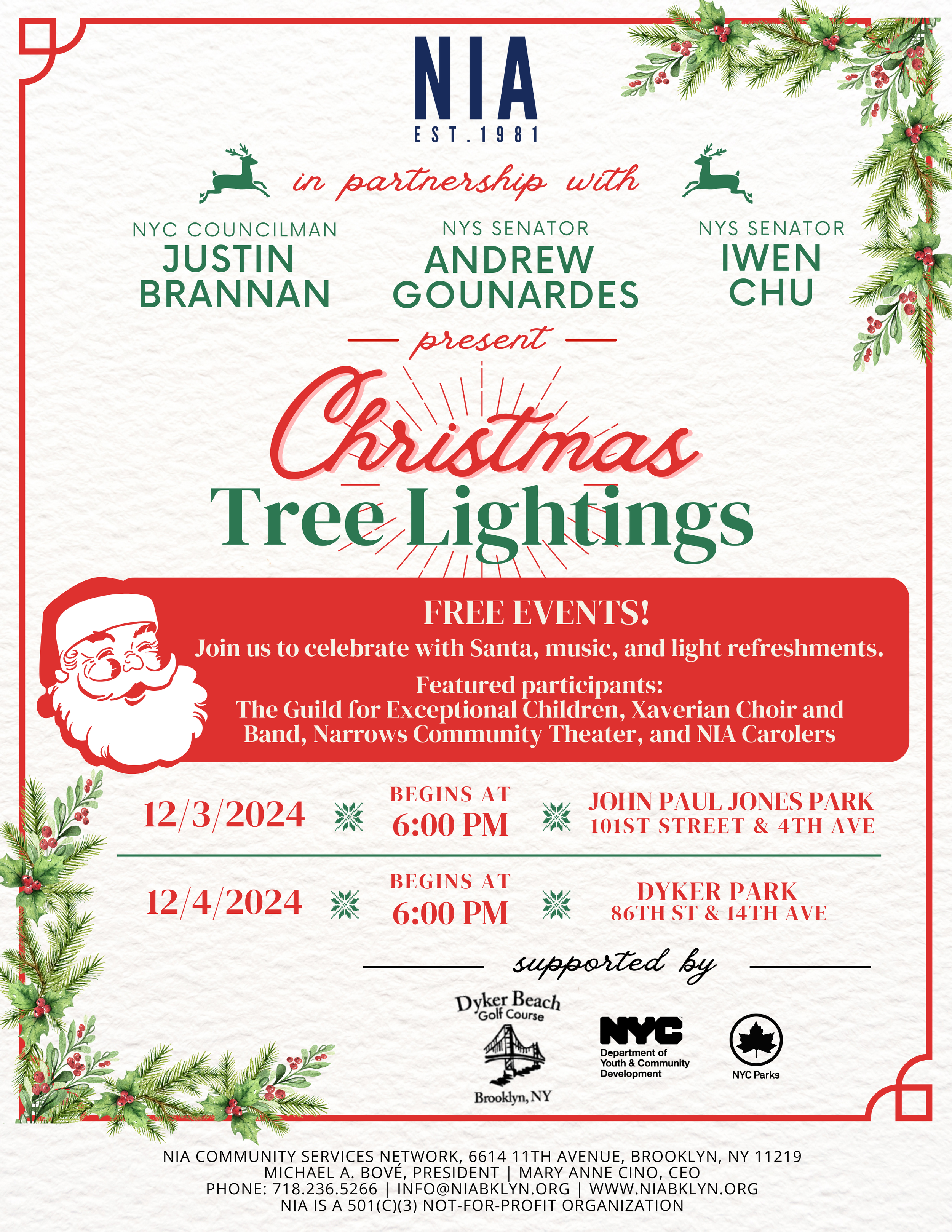 Christmas Tree Lightings