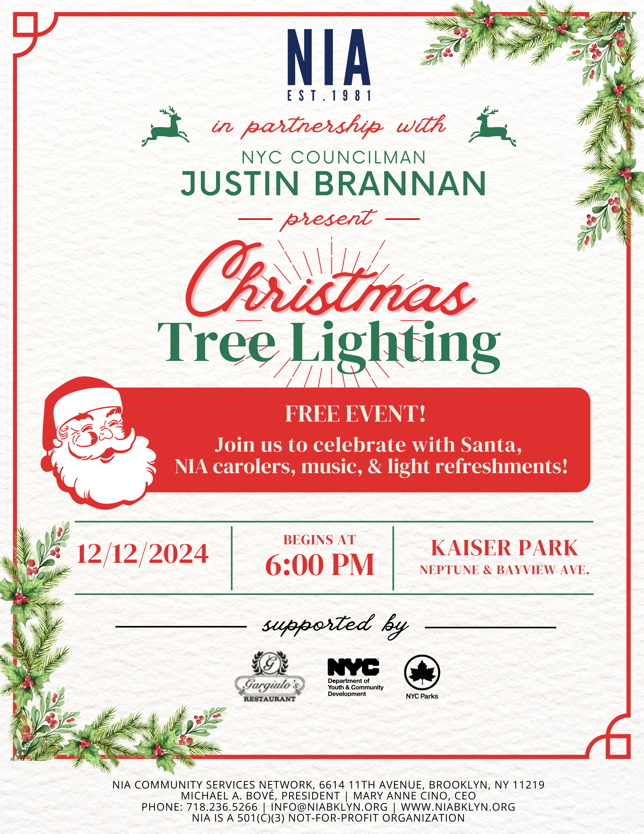 Christmas Tree Lighting