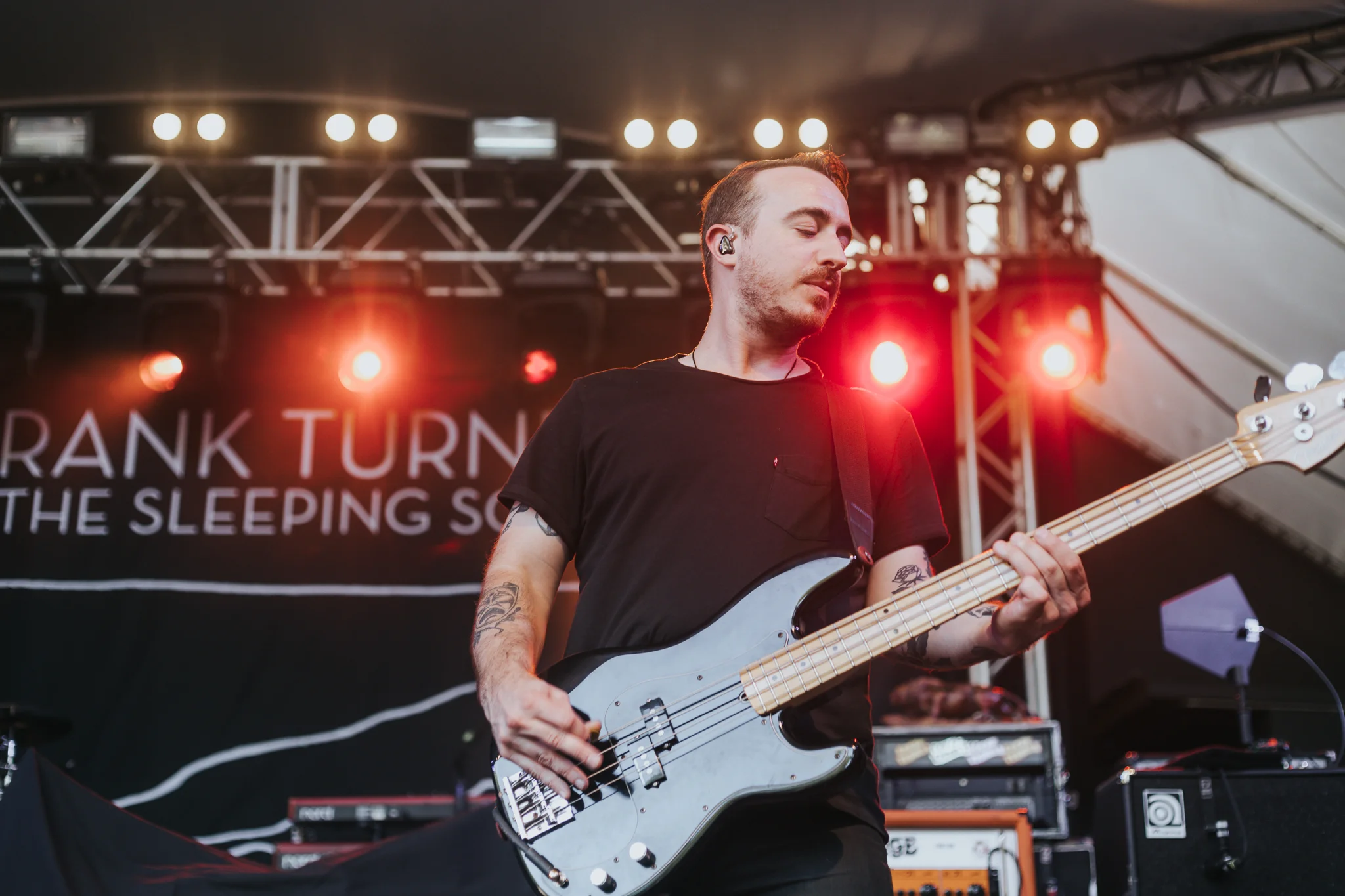 THE MENZINGERS PERFORMING AT STUBB’S IN AUSTIN, TX ON JUNE 13, 2018 PROVIDING SUPPORT FOR FRANK TURNER.