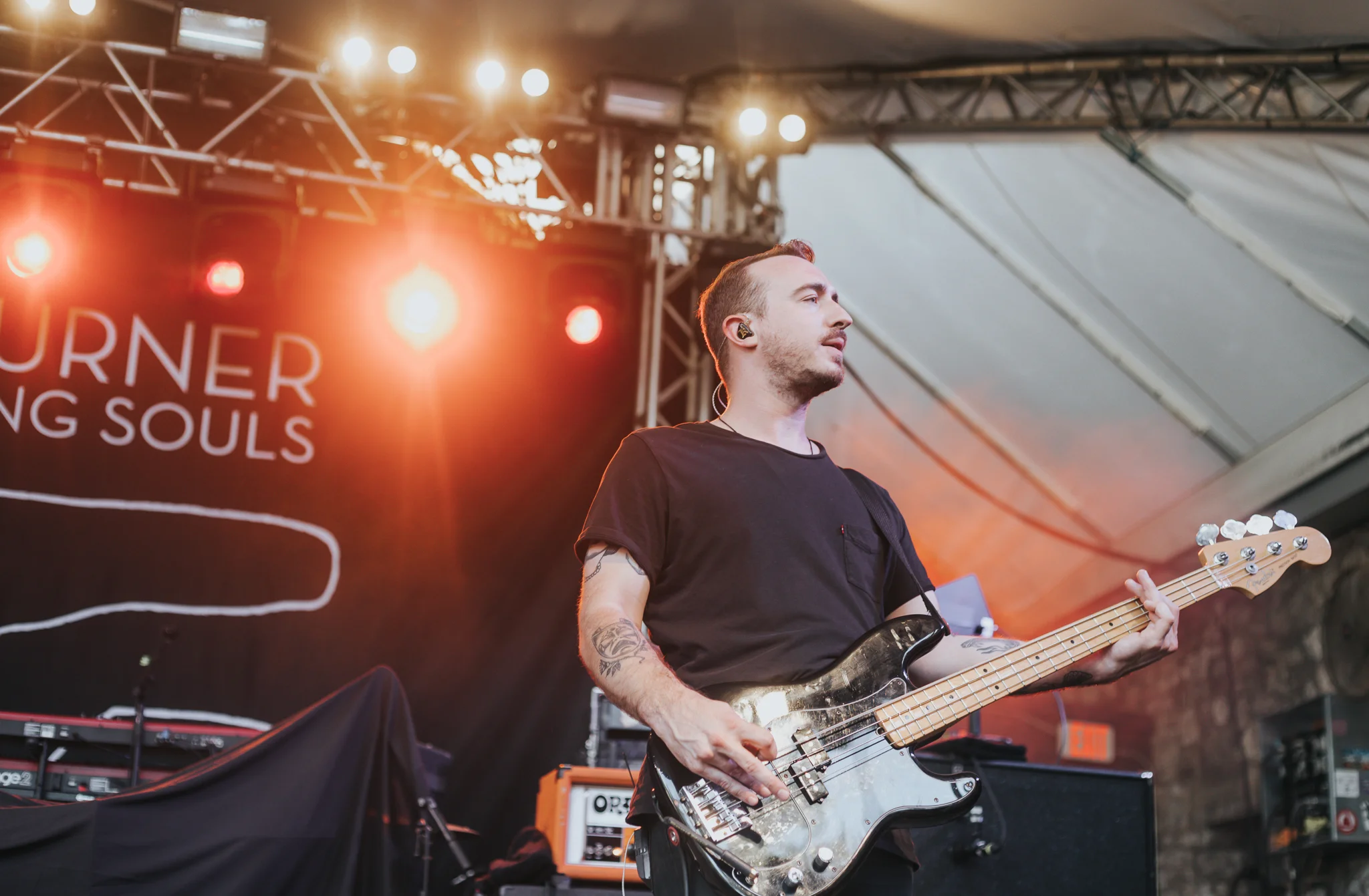 THE MENZINGERS PERFORMING AT STUBB’S IN AUSTIN, TX ON JUNE 13, 2018 PROVIDING SUPPORT FOR FRANK TURNER.