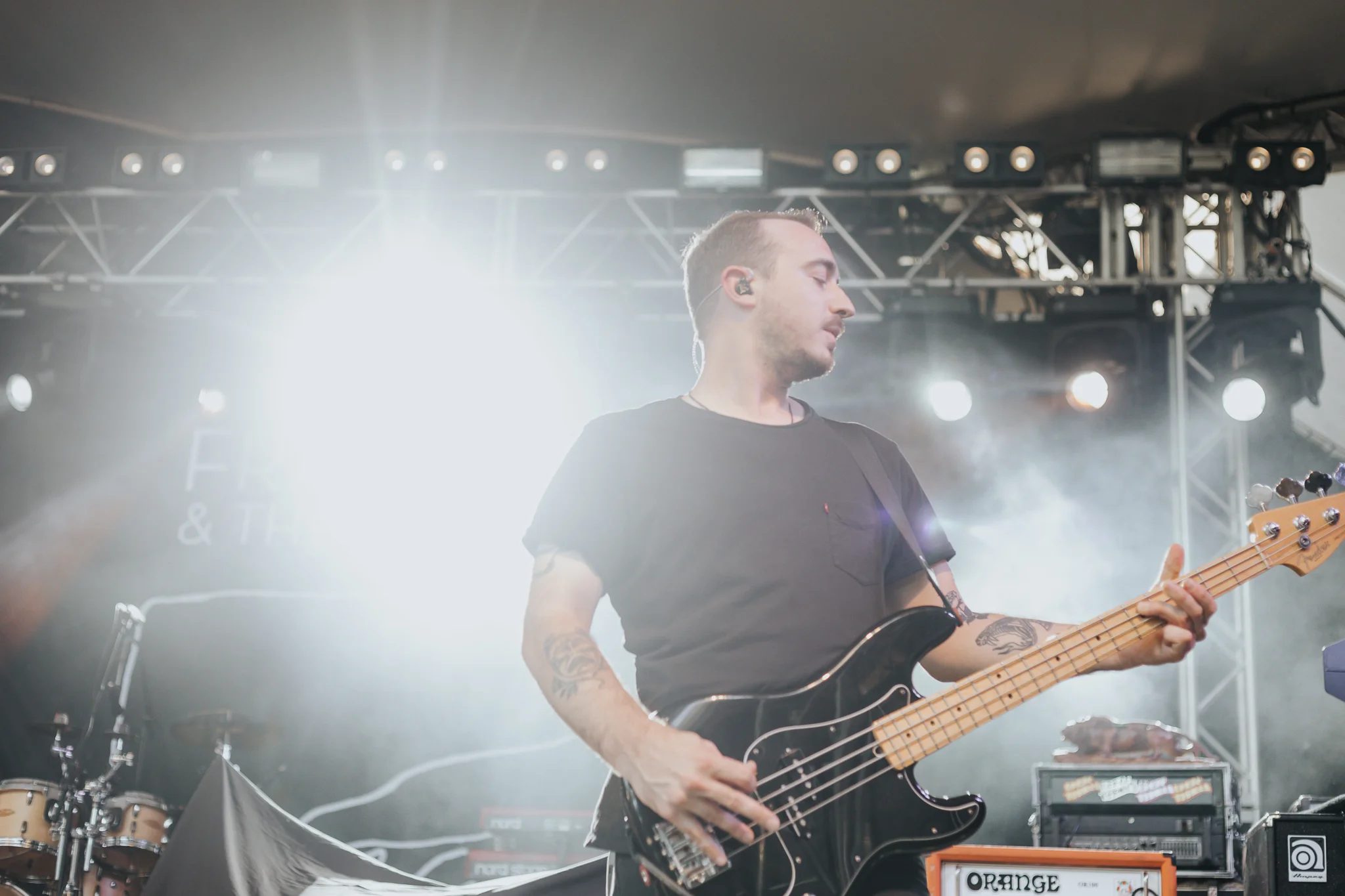 THE MENZINGERS PERFORMING AT STUBB’S IN AUSTIN, TX ON JUNE 13, 2018 PROVIDING SUPPORT FOR FRANK TURNER.