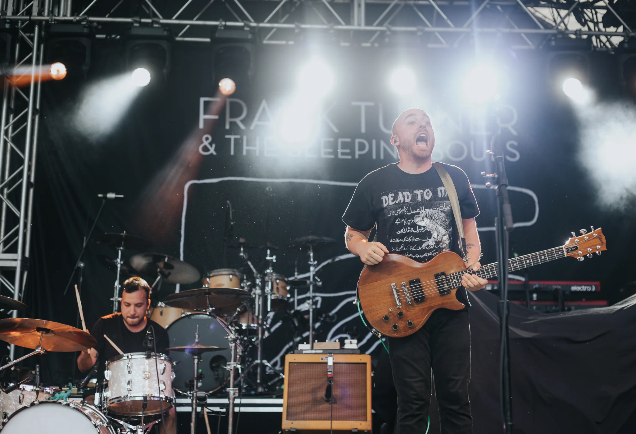THE MENZINGERS PERFORMING AT STUBB’S IN AUSTIN, TX ON JUNE 13, 2018 PROVIDING SUPPORT FOR FRANK TURNER.
