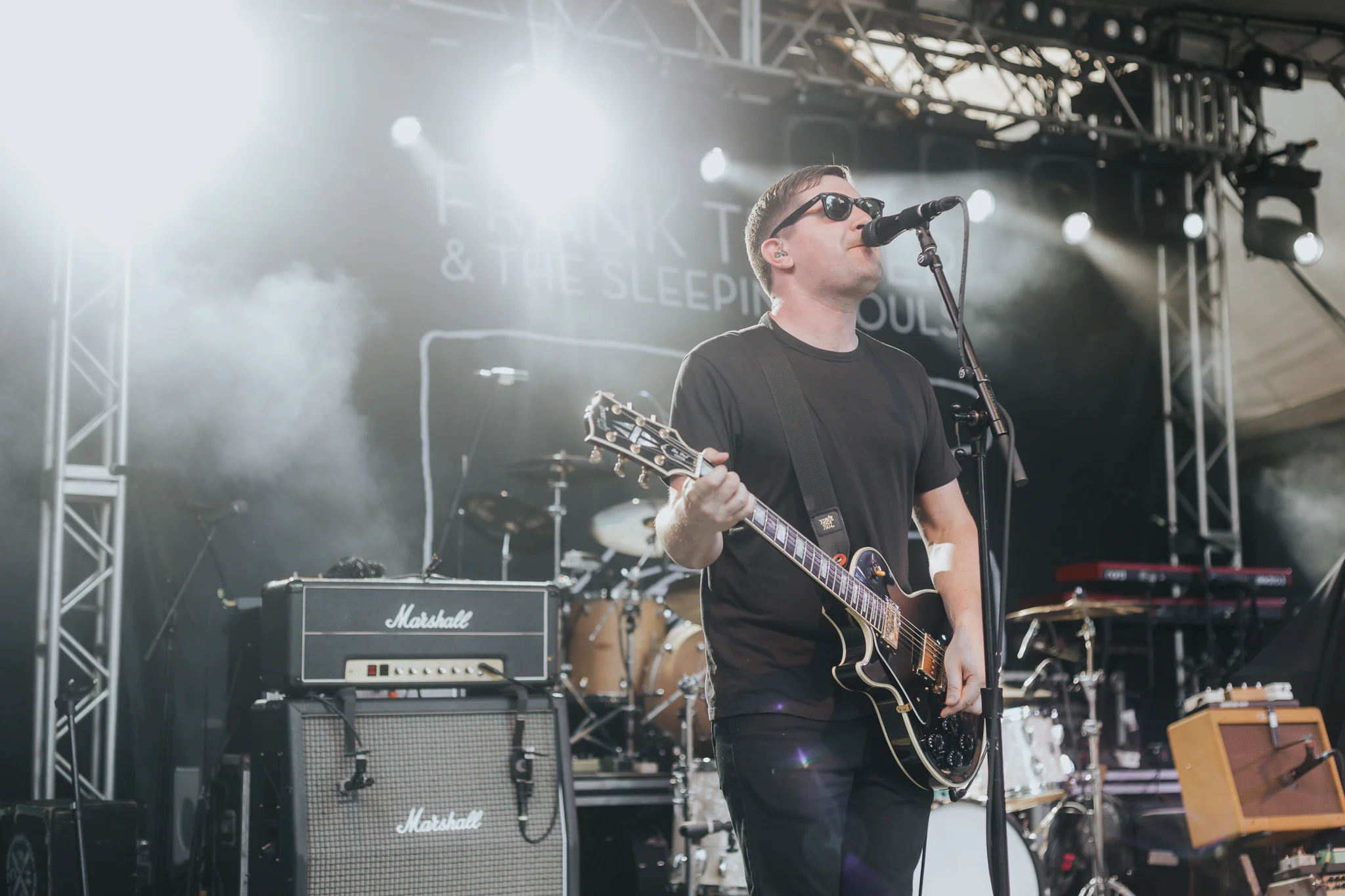 THE MENZINGERS PERFORMING AT STUBB’S IN AUSTIN, TX ON JUNE 13, 2018 PROVIDING SUPPORT FOR FRANK TURNER.