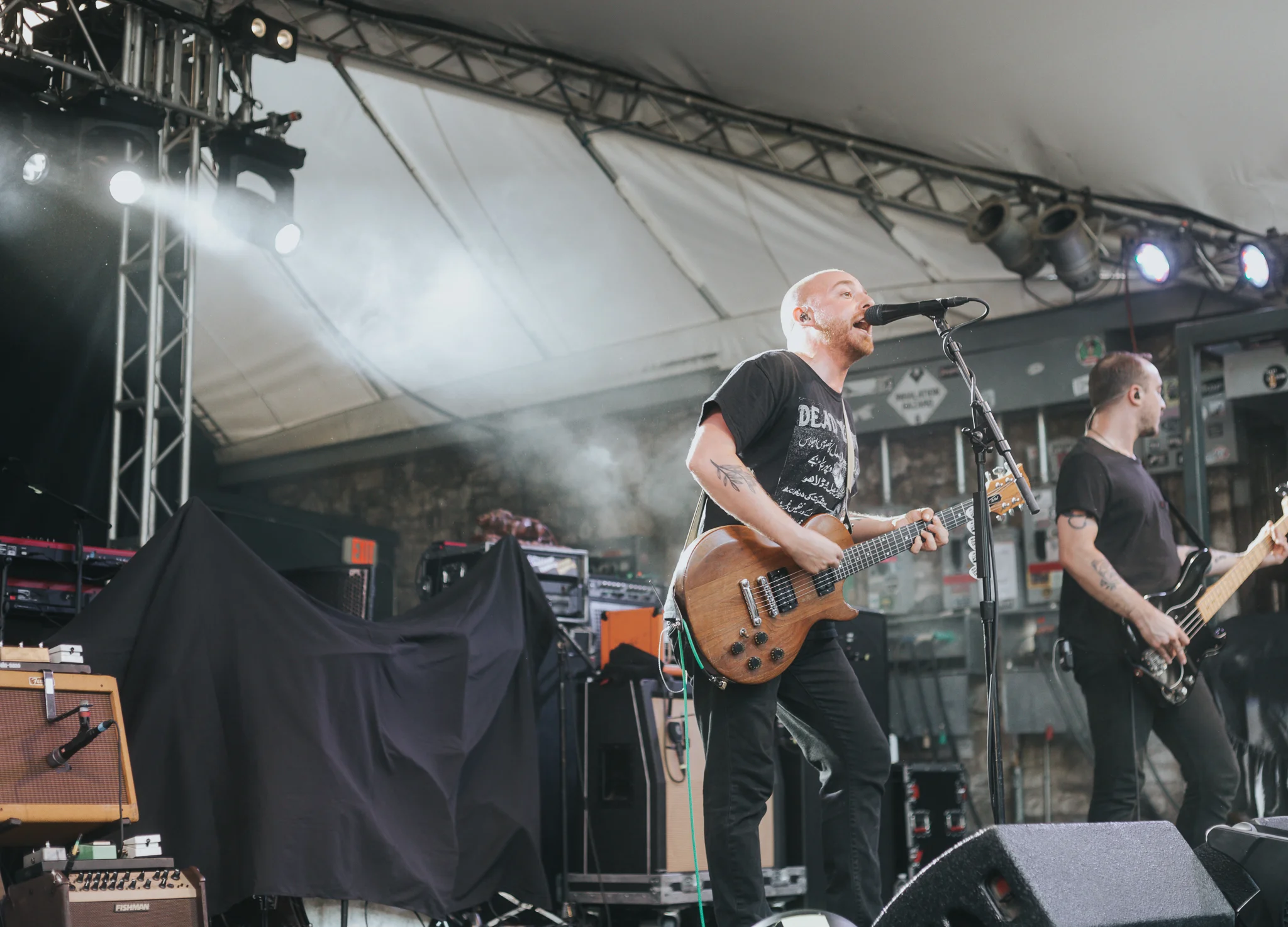 THE MENZINGERS PERFORMING AT STUBB’S IN AUSTIN, TX ON JUNE 13, 2018 PROVIDING SUPPORT FOR FRANK TURNER.