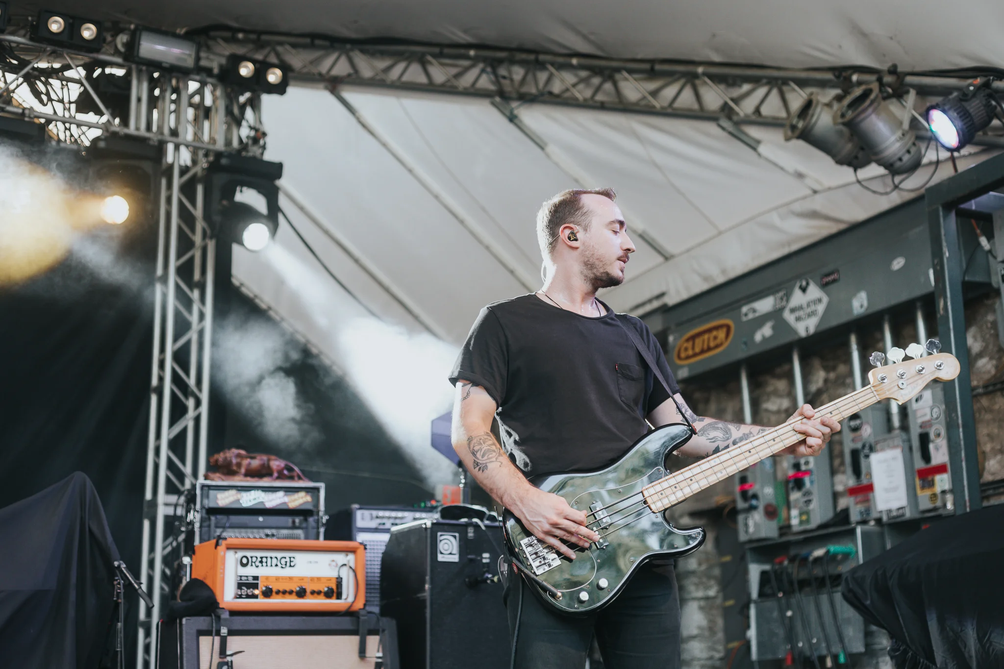 THE MENZINGERS PERFORMING AT STUBB’S IN AUSTIN, TX ON JUNE 13, 2018 PROVIDING SUPPORT FOR FRANK TURNER.