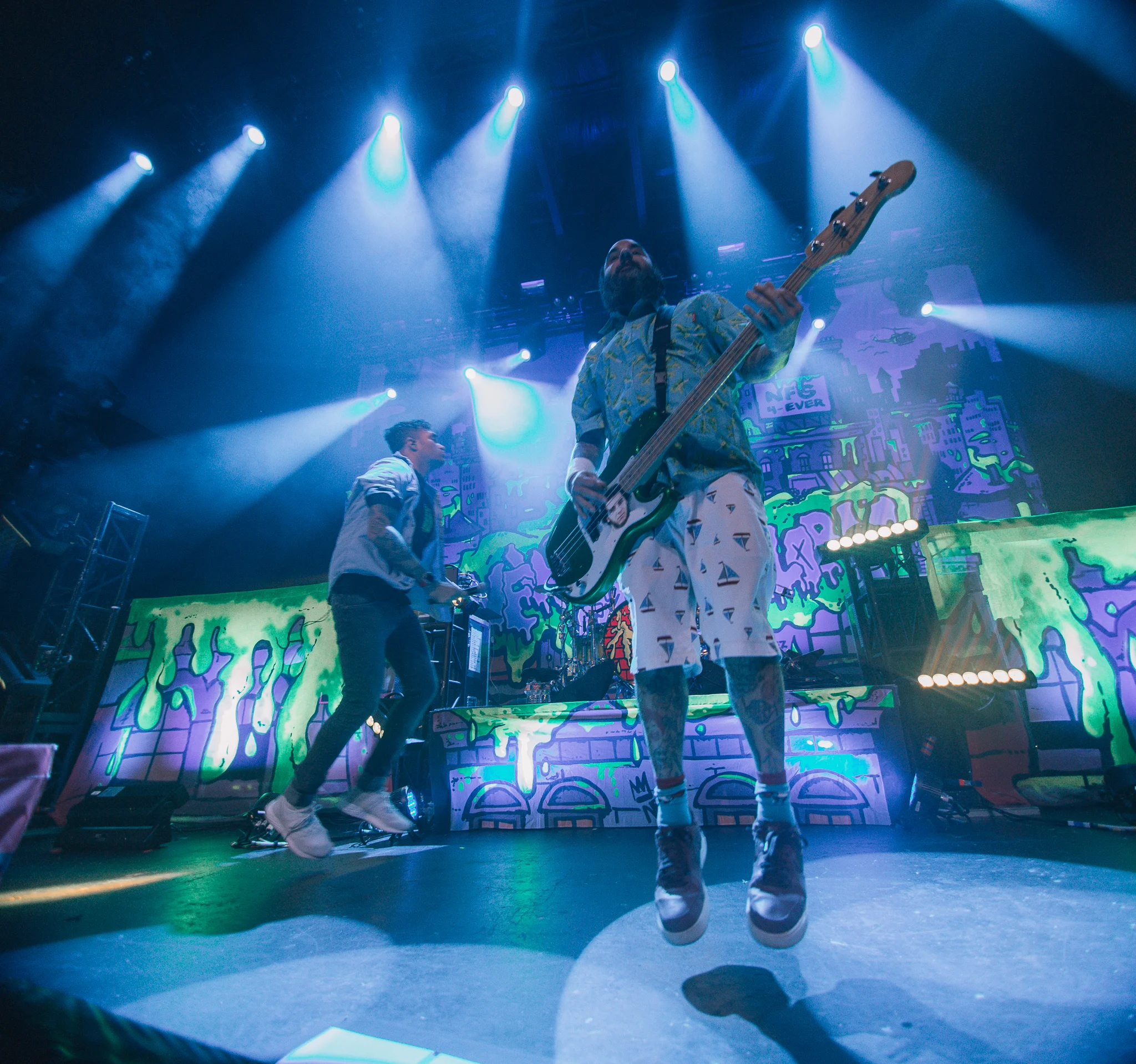 NEW FOUND GLORY PERFORMING AT EMO’S IN AUSTIN, TX ON JUNE 21, 2018.