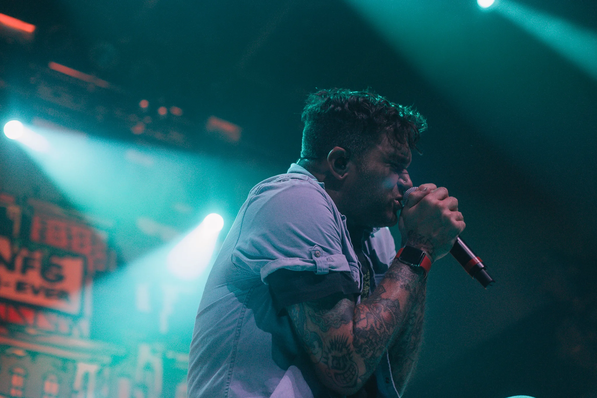 NEW FOUND GLORY PERFORMING AT EMO’S IN AUSTIN, TX ON JUNE 21, 2018.
