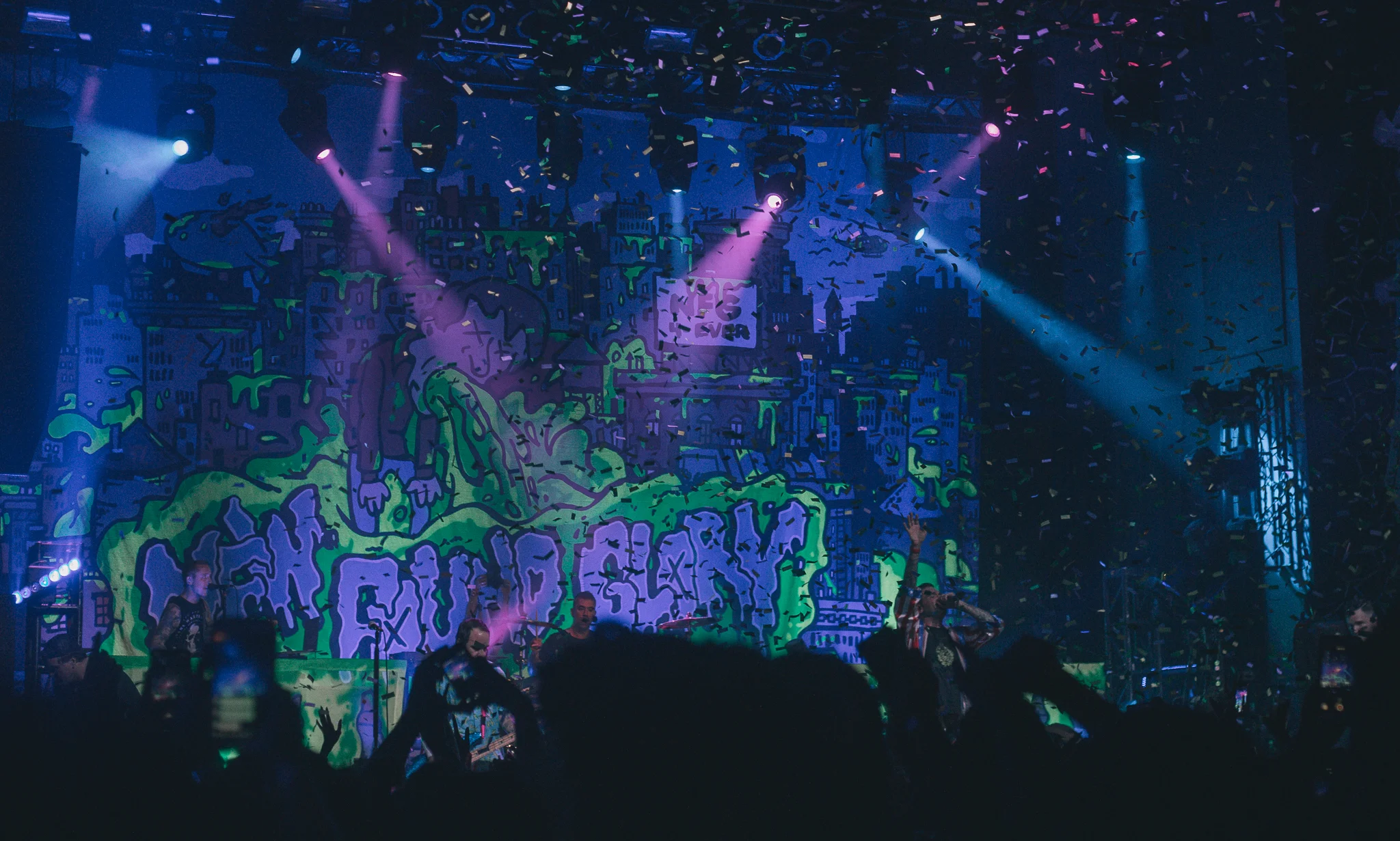 NEW FOUND GLORY PERFORMING AT EMO’S IN AUSTIN, TX ON JUNE 21, 2018.