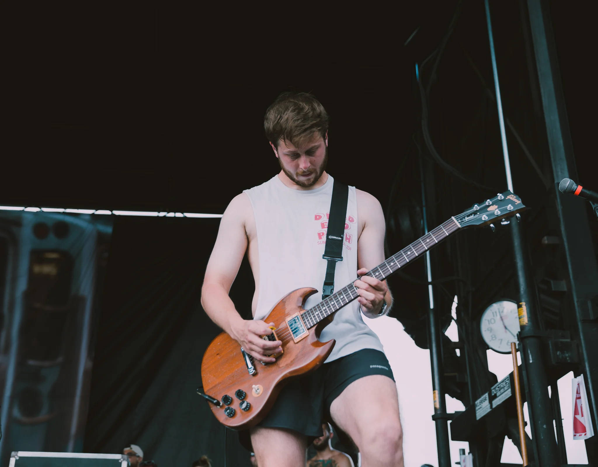 KNUCKLE PUCK PERFORMING AT VAN’S WARPED TOUR IN SAN ANTONIO, TX ON JULY 07, 2018.
