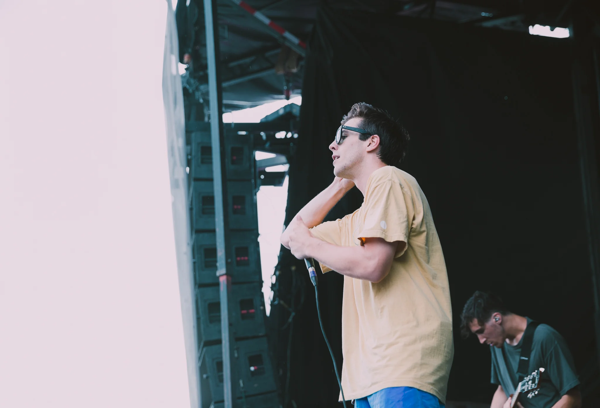 KNUCKLE PUCK PERFORMING AT VAN’S WARPED TOUR IN SAN ANTONIO, TX ON JULY 07, 2018.