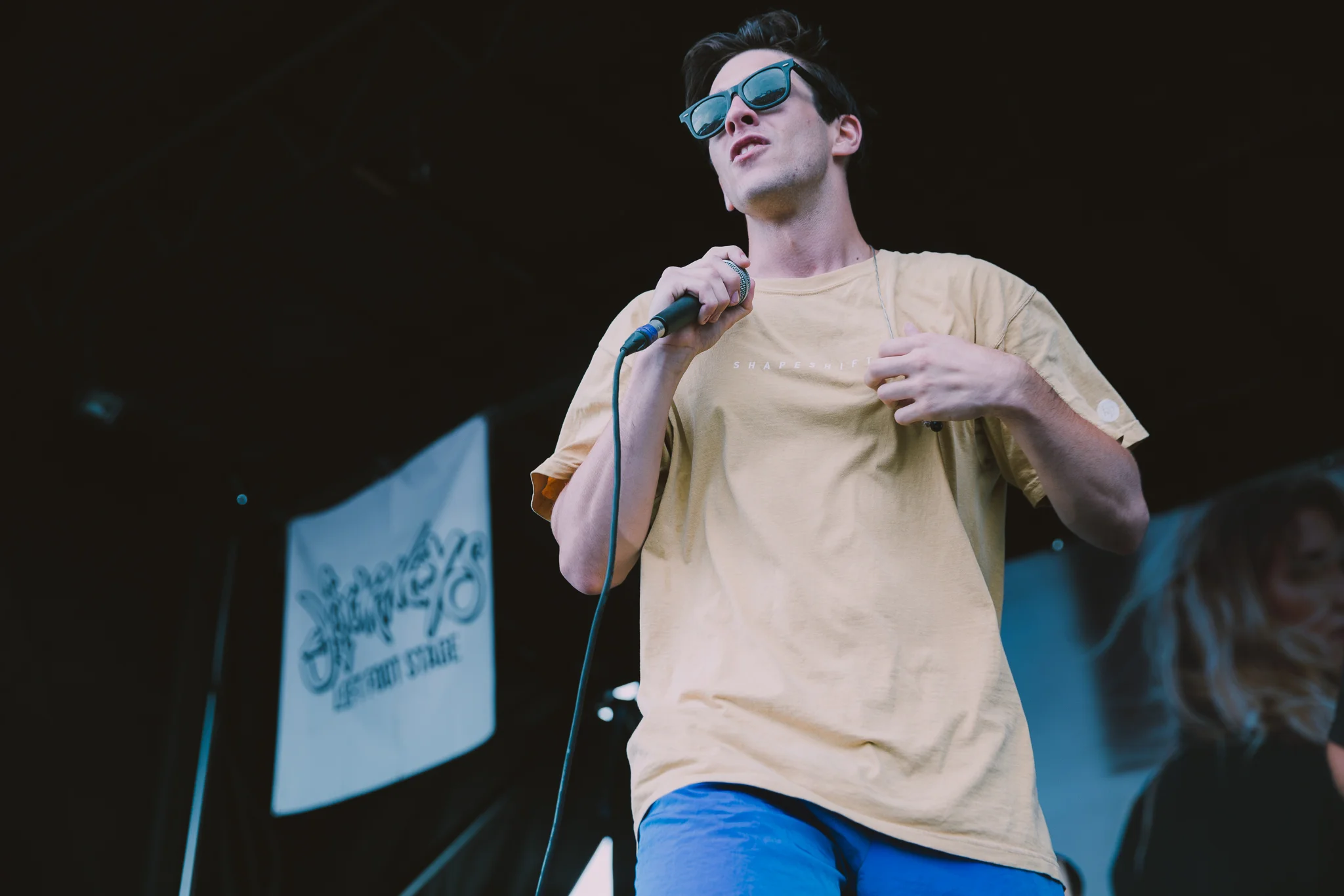 KNUCKLE PUCK PERFORMING AT VAN’S WARPED TOUR IN SAN ANTONIO, TX ON JULY 07, 2018.