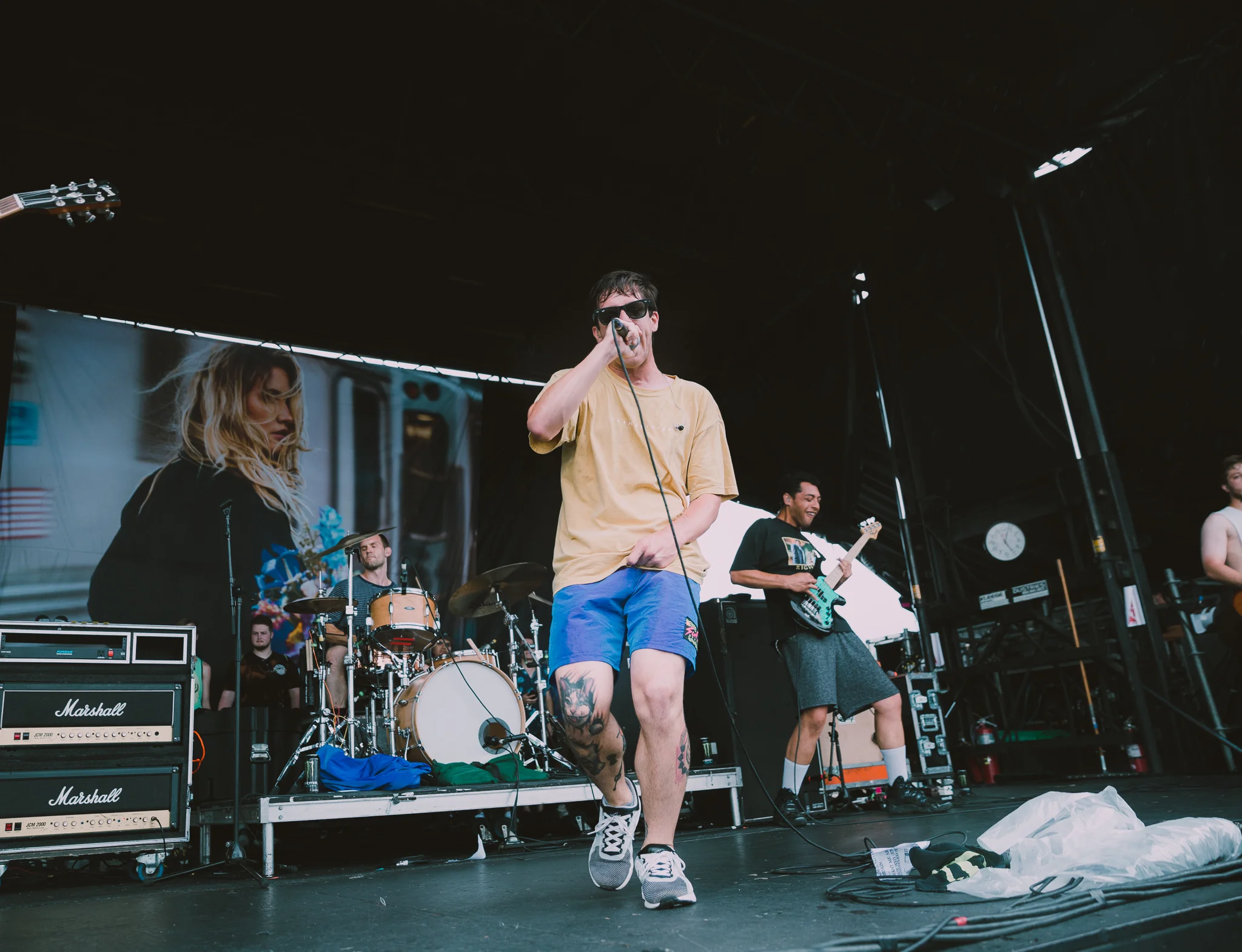 KNUCKLE PUCK PERFORMING AT VAN’S WARPED TOUR IN SAN ANTONIO, TX ON JULY 07, 2018.