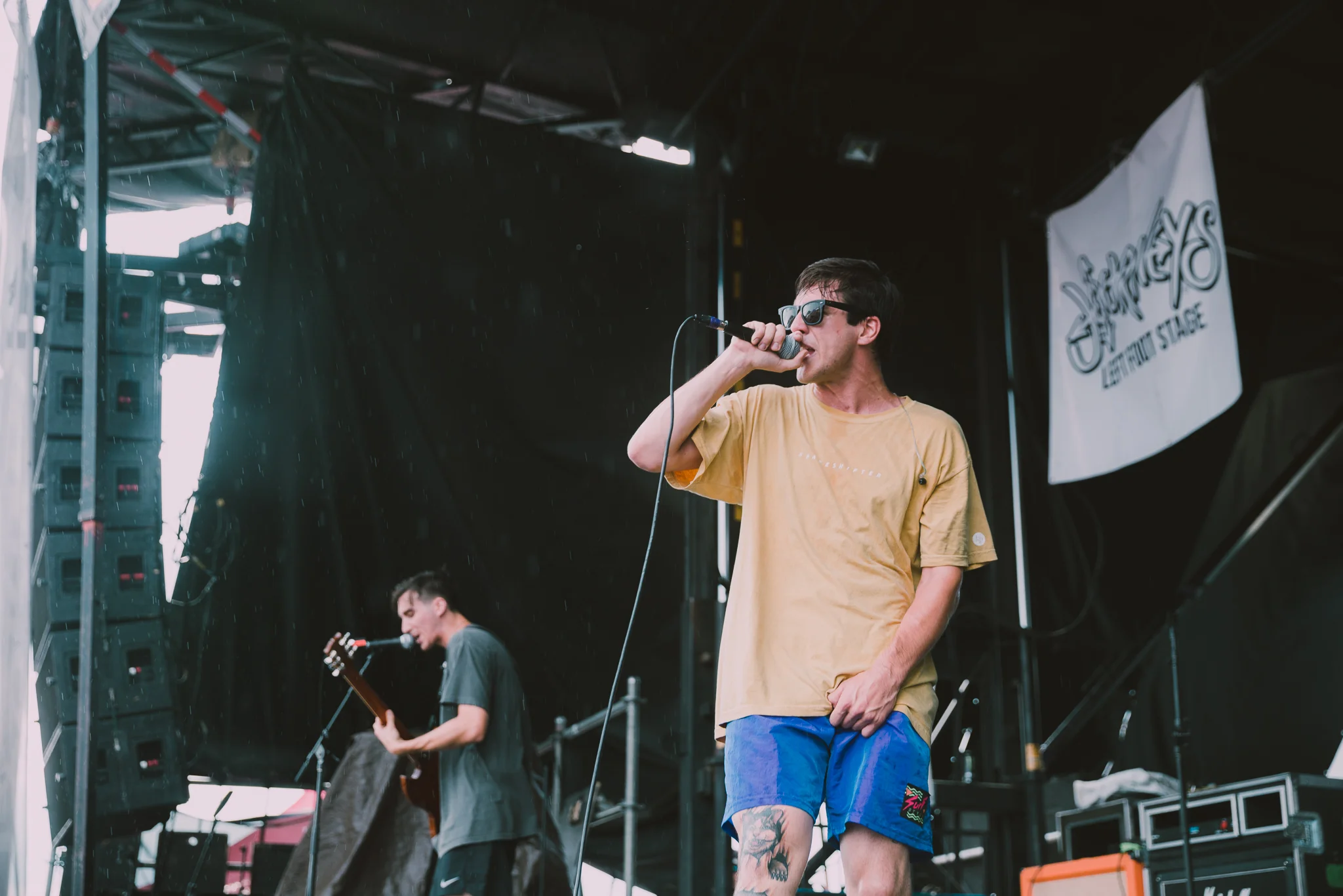 KNUCKLE PUCK PERFORMING AT VAN’S WARPED TOUR IN SAN ANTONIO, TX ON JULY 07, 2018.