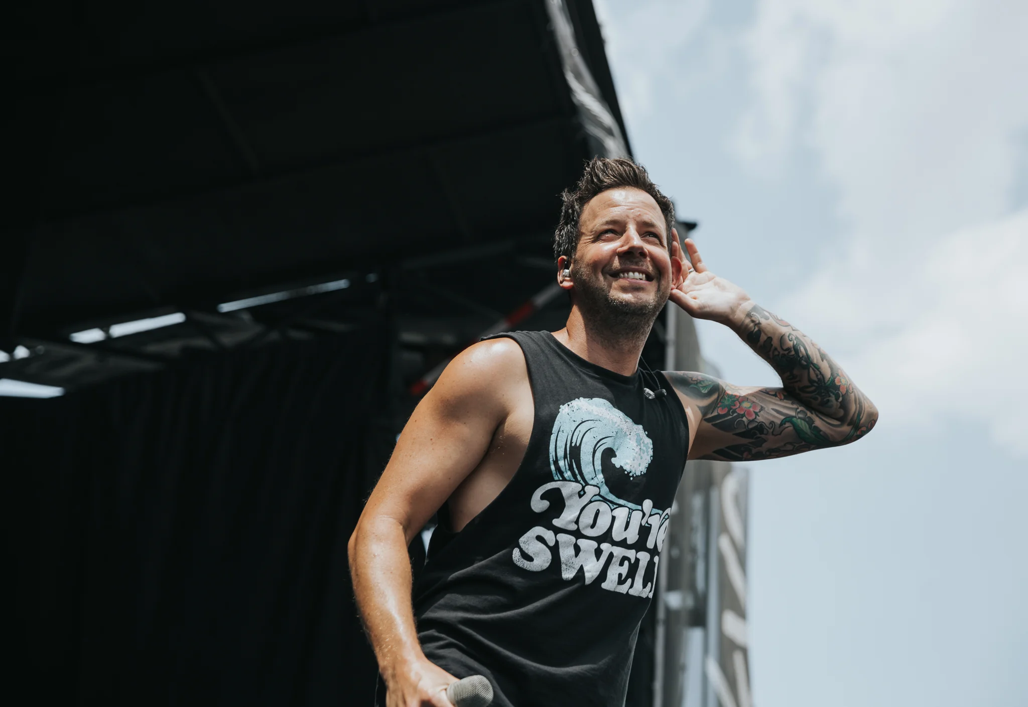 SIMPLE PLAN PERFORMING AT VAN’S WARPED TOUR IN SAN ANTONIO, TX ON JULY 07, 2018.