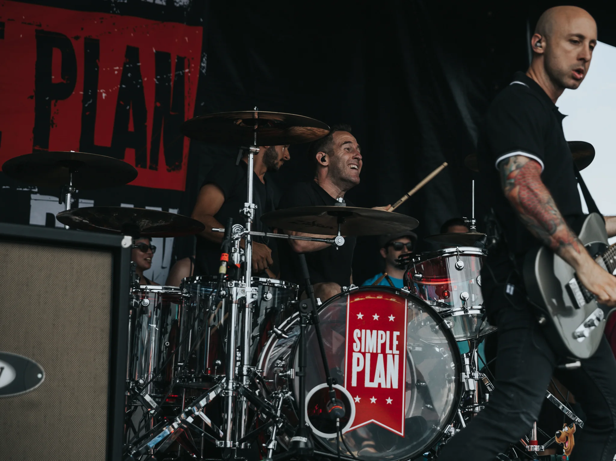 SIMPLE PLAN PERFORMING AT VAN’S WARPED TOUR IN SAN ANTONIO, TX ON JULY 07, 2018.