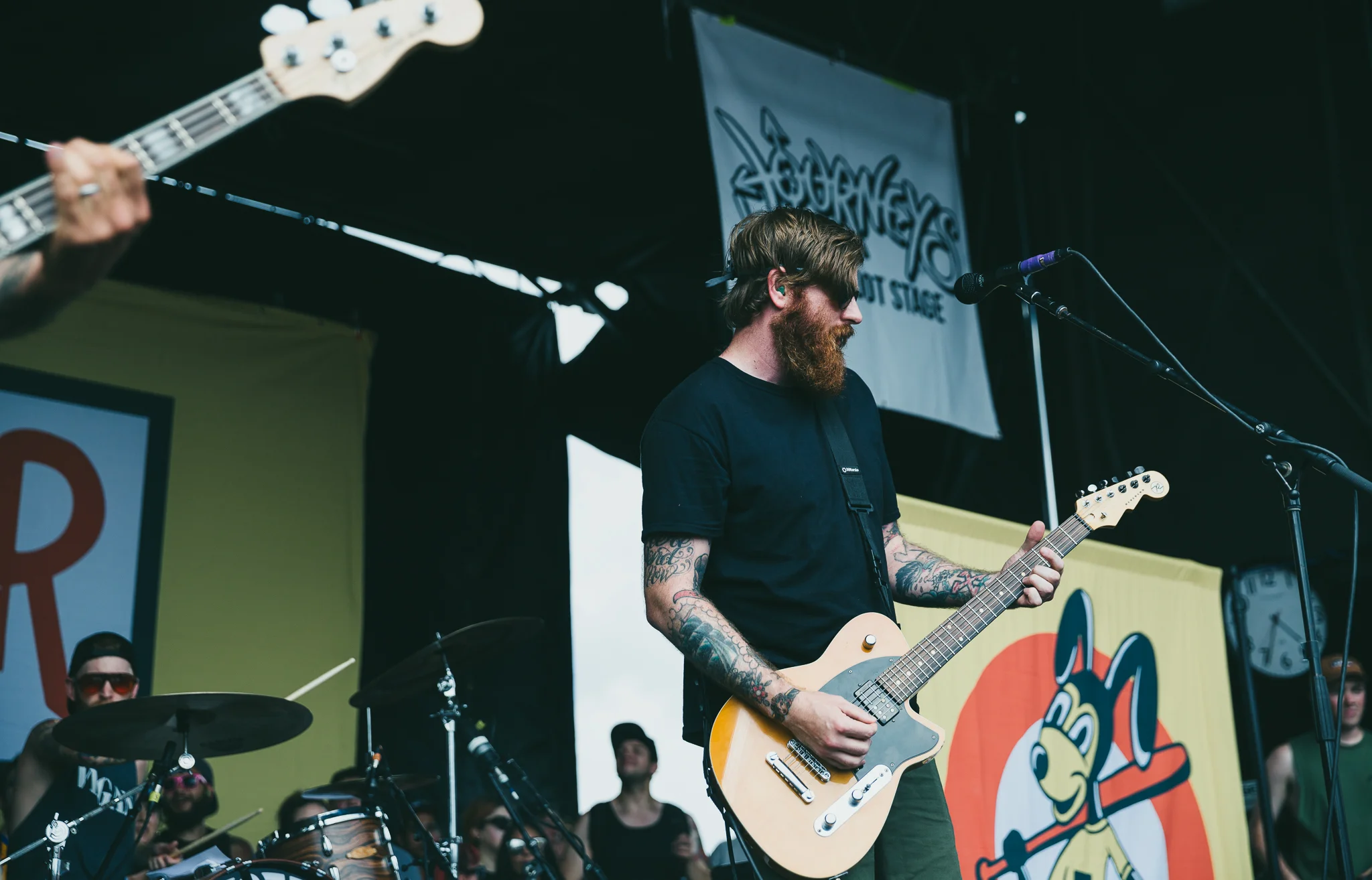 FOUR YEAR STRONG PERFORMING AT VAN’S WARPED TOUR IN SAN ANTONIO, TX ON JULY 07, 2018.