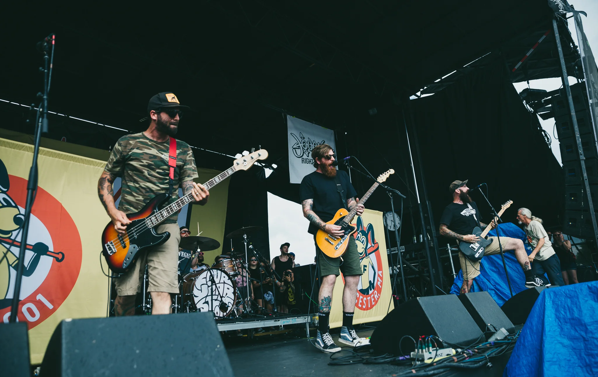 FOUR YEAR STRONG PERFORMING AT VAN’S WARPED TOUR IN SAN ANTONIO, TX ON JULY 07, 2018.