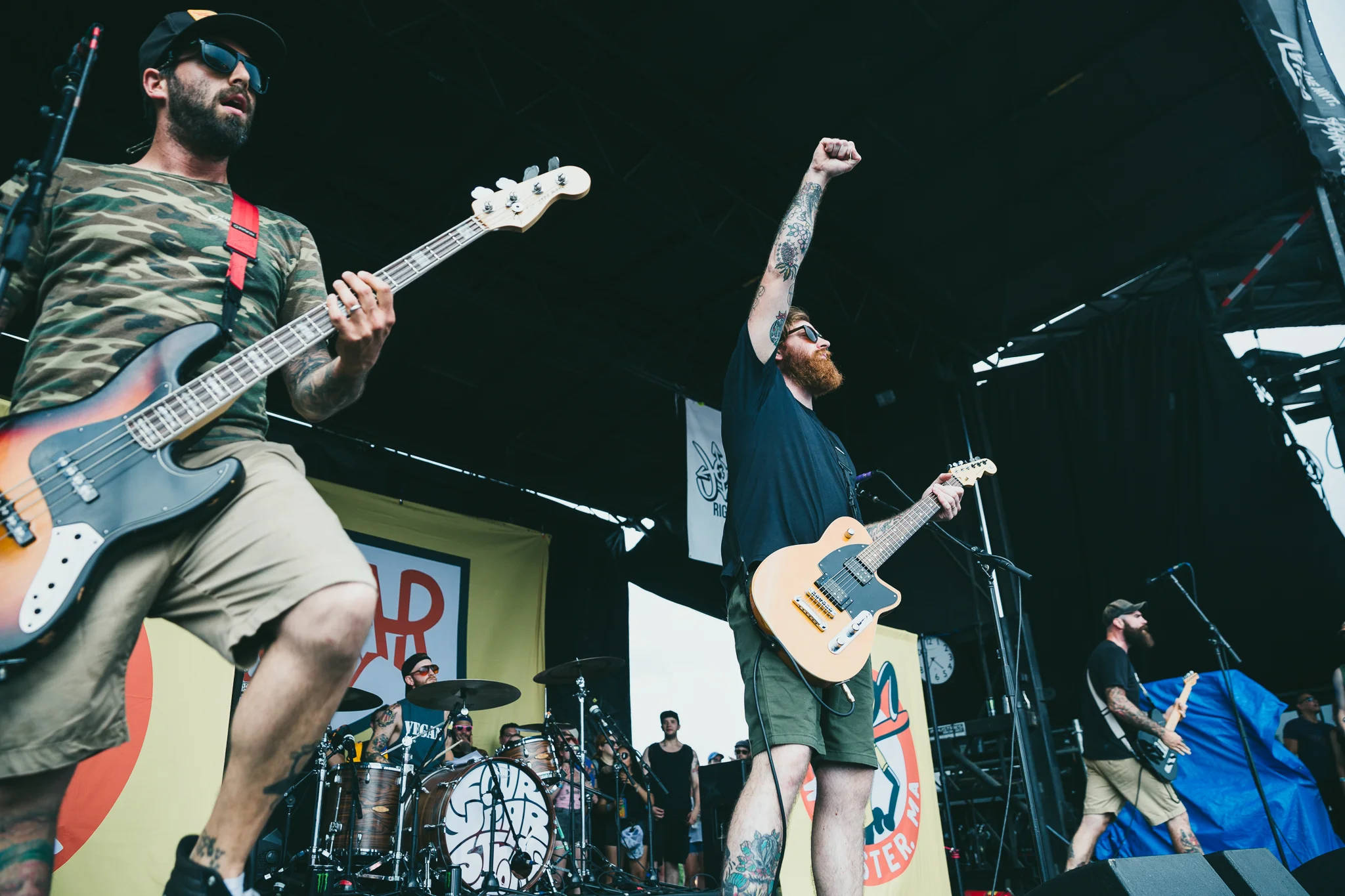 FOUR YEAR STRONG PERFORMING AT VAN’S WARPED TOUR IN SAN ANTONIO, TX ON JULY 07, 2018.
