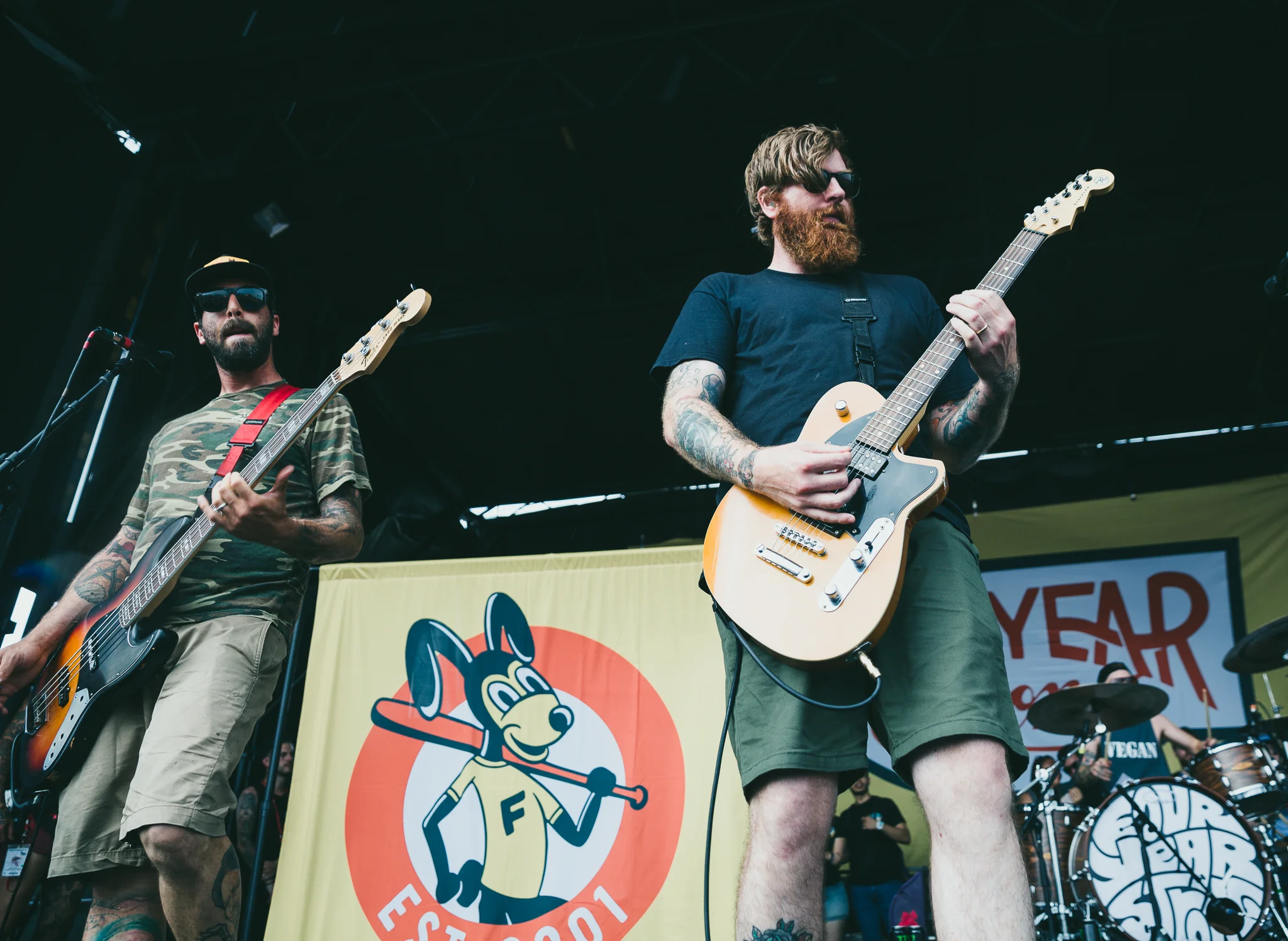 FOUR YEAR STRONG PERFORMING AT VAN’S WARPED TOUR IN SAN ANTONIO, TX ON JULY 07, 2018.