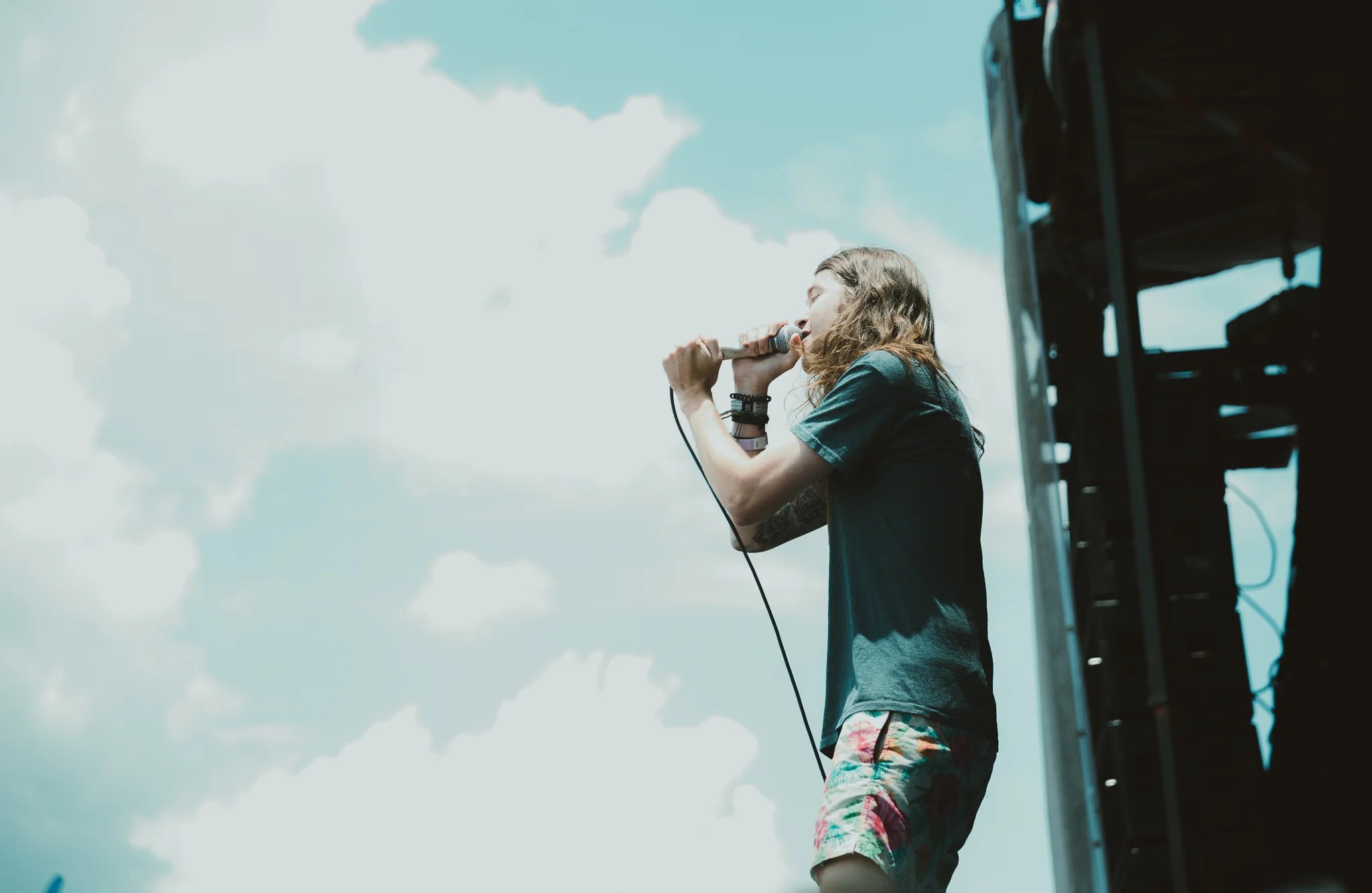 MAYDAY PARADE PERFORMING AT VAN’S WARPED TOUR IN SAN ANTONIO, TX ON JULY 07, 2018.