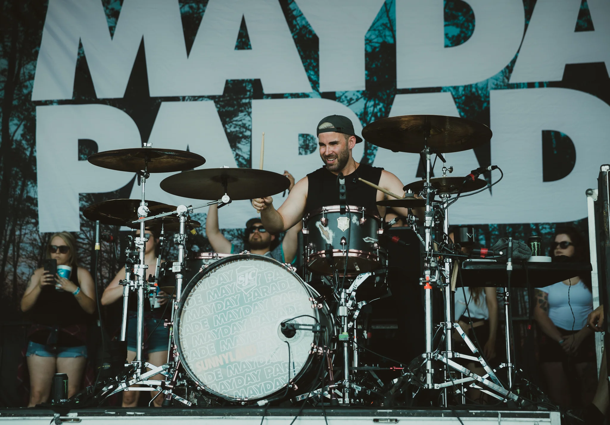 MAYDAY PARADE PERFORMING AT VAN’S WARPED TOUR IN SAN ANTONIO, TX ON JULY 07, 2018.