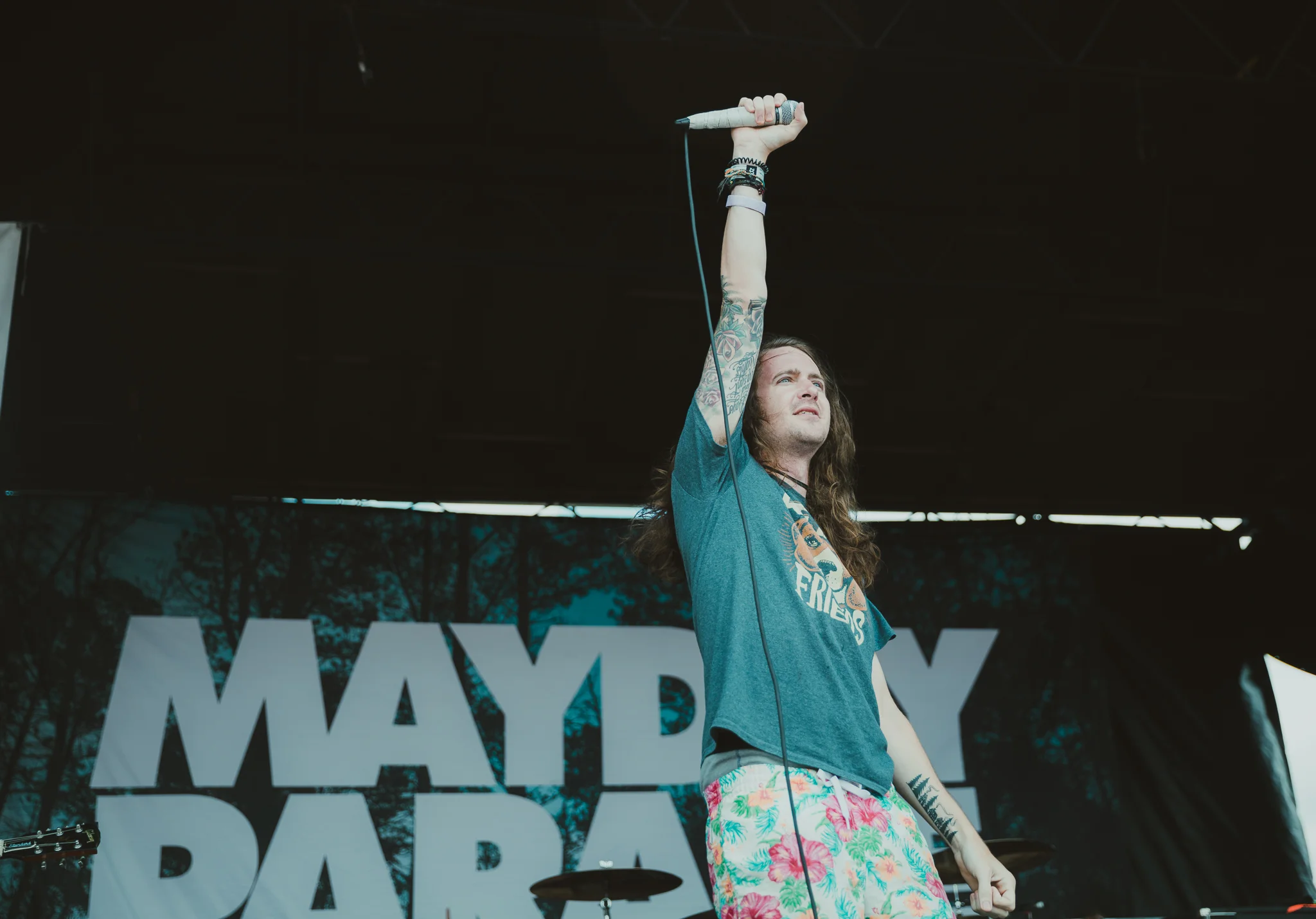 MAYDAY PARADE PERFORMING AT VAN’S WARPED TOUR IN SAN ANTONIO, TX ON JULY 07, 2018.