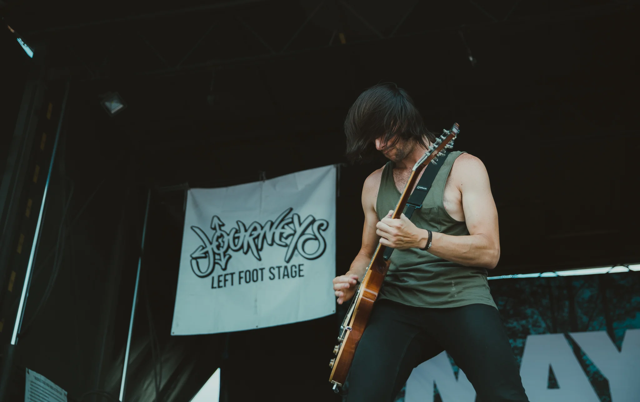 MAYDAY PARADE PERFORMING AT VAN’S WARPED TOUR IN SAN ANTONIO, TX ON JULY 07, 2018.