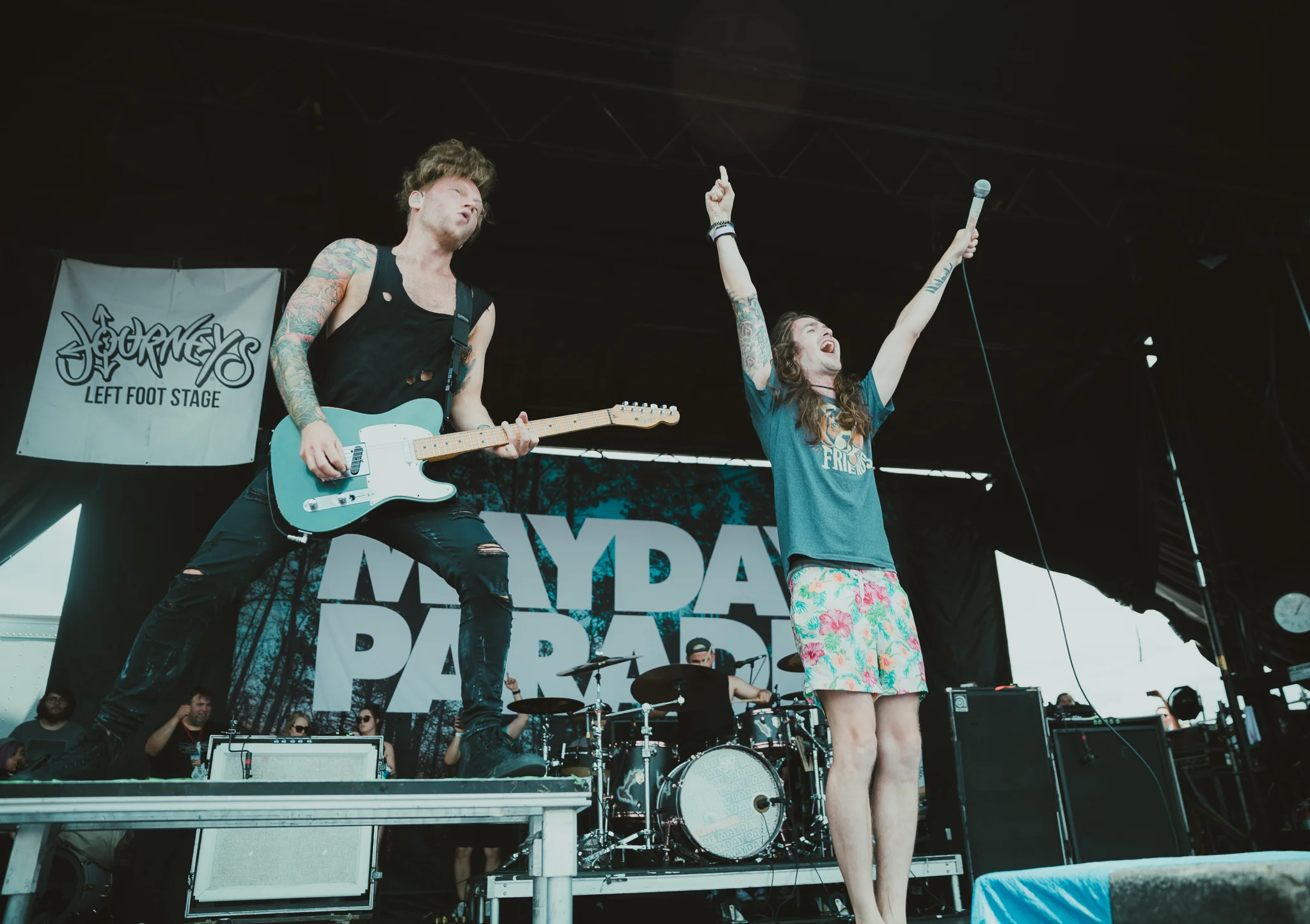 MAYDAY PARADE PERFORMING AT VAN’S WARPED TOUR IN SAN ANTONIO, TX ON JULY 07, 2018.