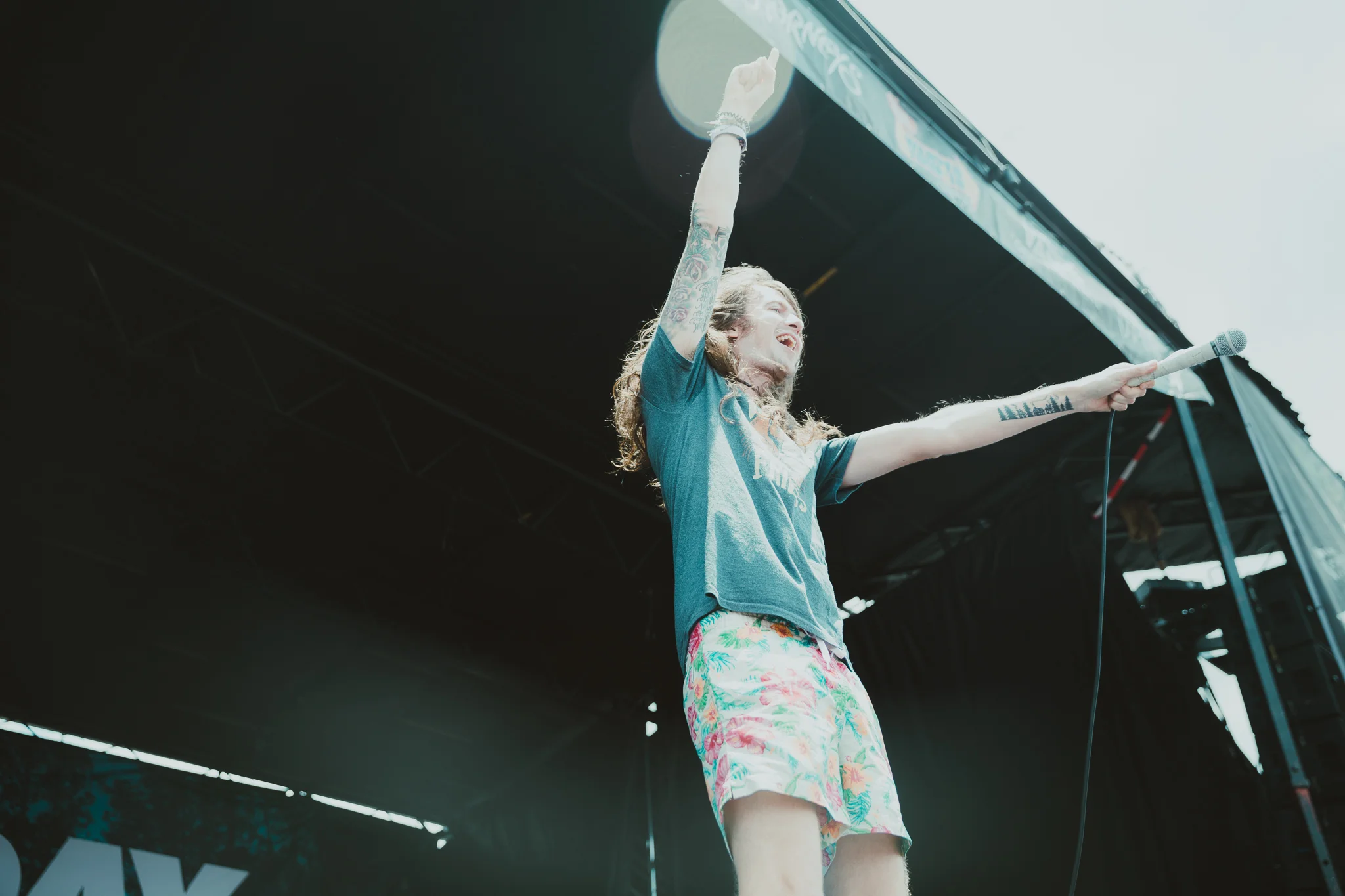 MAYDAY PARADE PERFORMING AT VAN’S WARPED TOUR IN SAN ANTONIO, TX ON JULY 07, 2018.