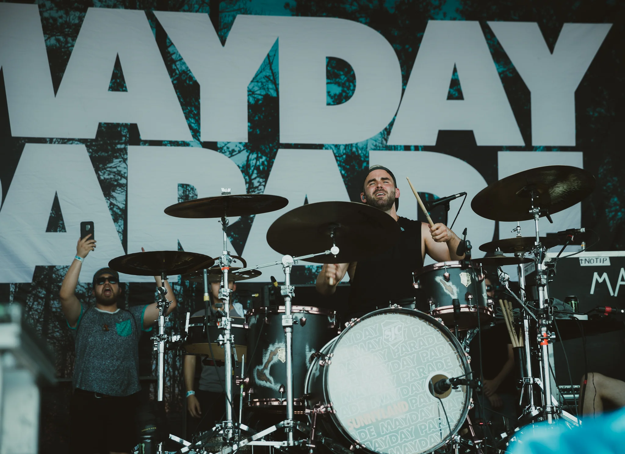 MAYDAY PARADE PERFORMING AT VAN’S WARPED TOUR IN SAN ANTONIO, TX ON JULY 07, 2018.
