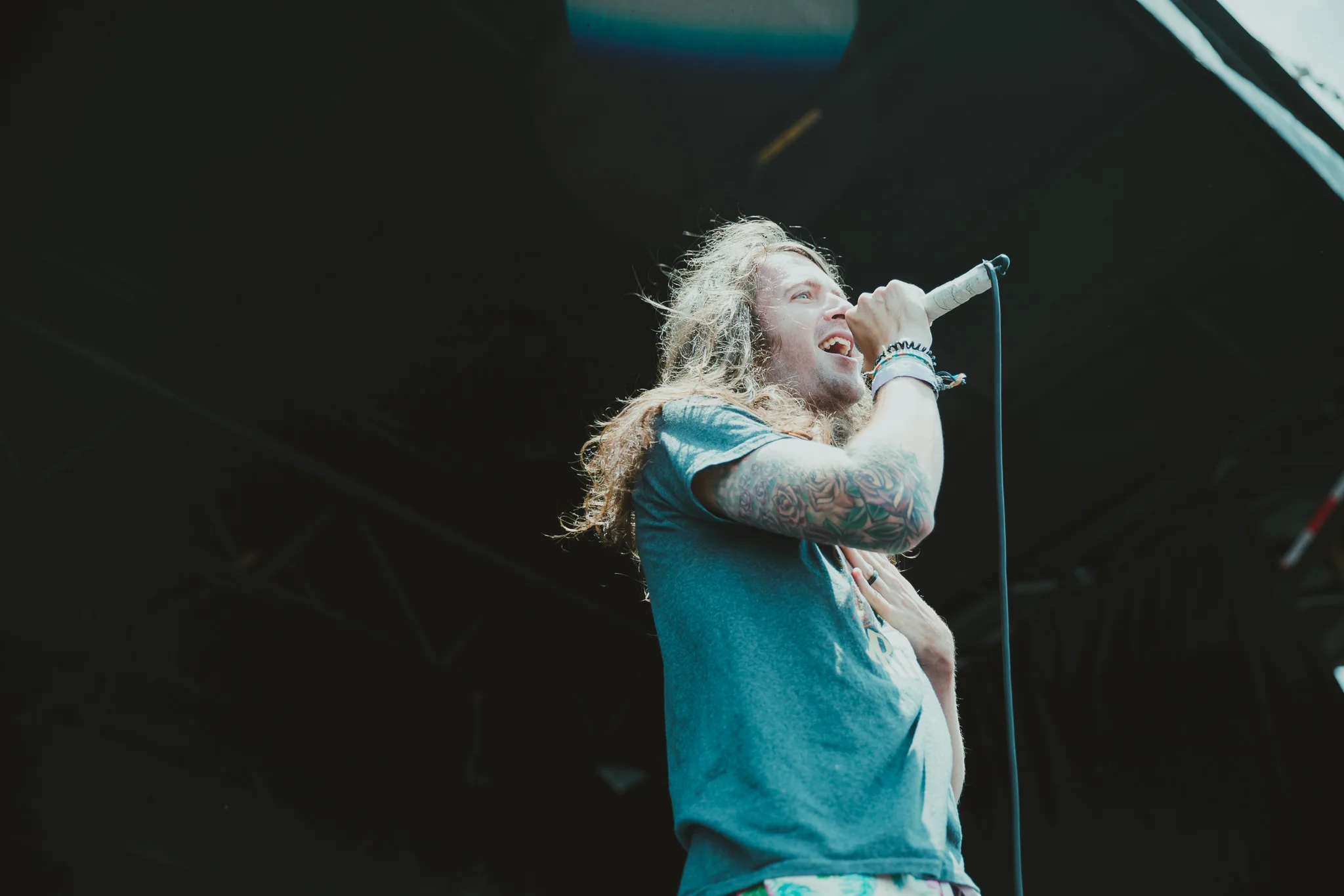 MAYDAY PARADE PERFORMING AT VAN’S WARPED TOUR IN SAN ANTONIO, TX ON JULY 07, 2018.