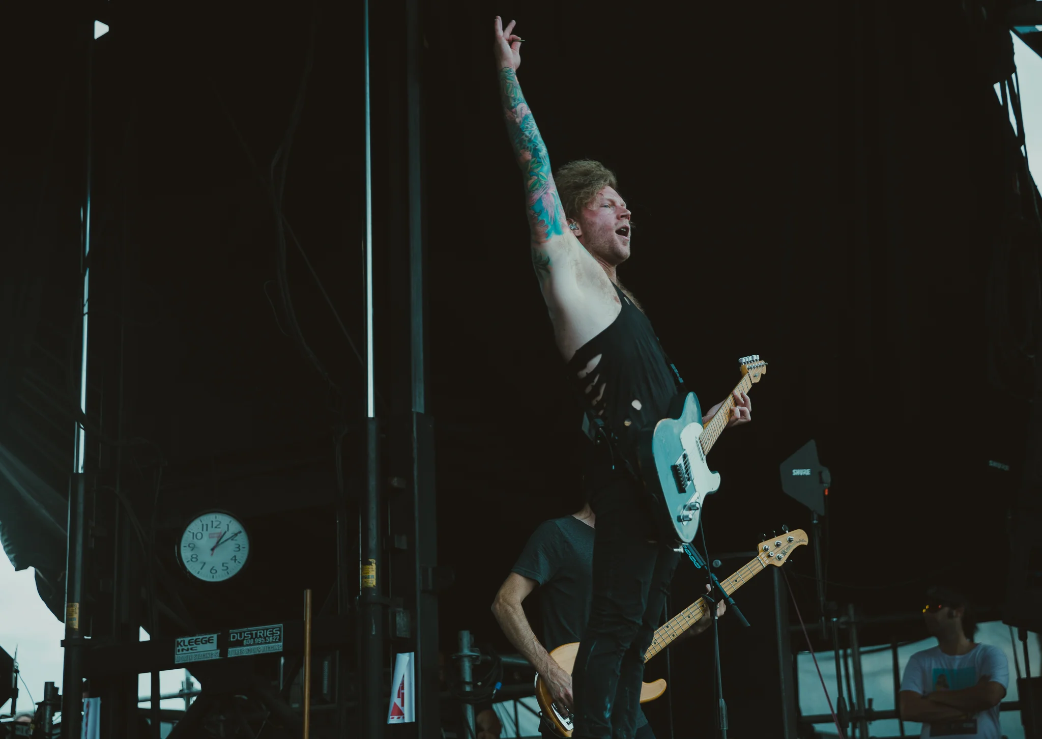 MAYDAY PARADE PERFORMING AT VAN’S WARPED TOUR IN SAN ANTONIO, TX ON JULY 07, 2018.