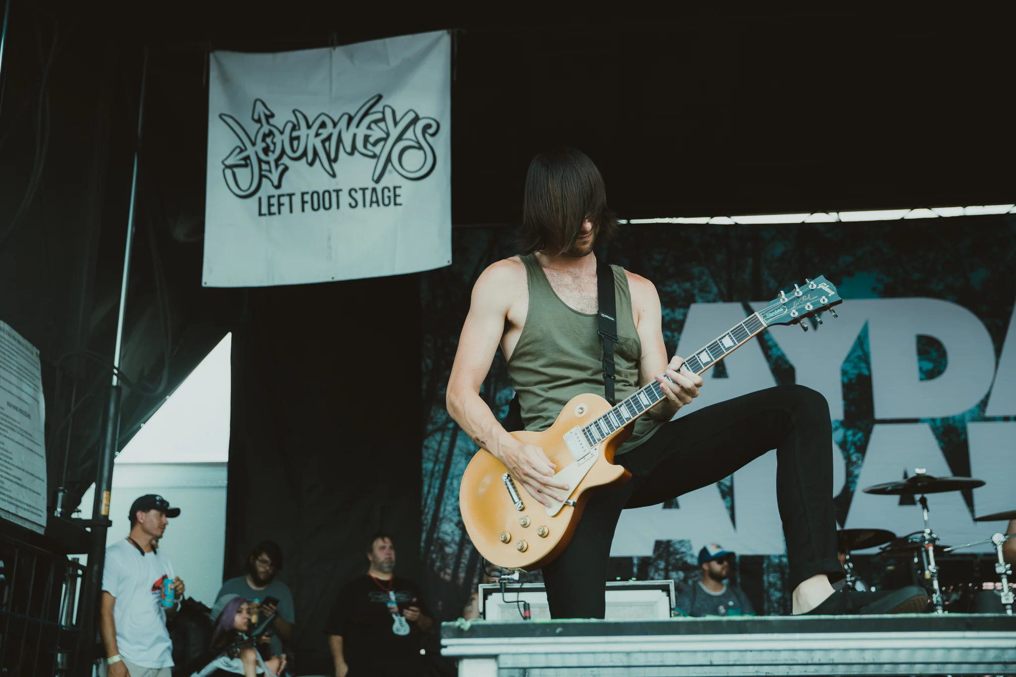 MAYDAY PARADE PERFORMING AT VAN’S WARPED TOUR IN SAN ANTONIO, TX ON JULY 07, 2018.