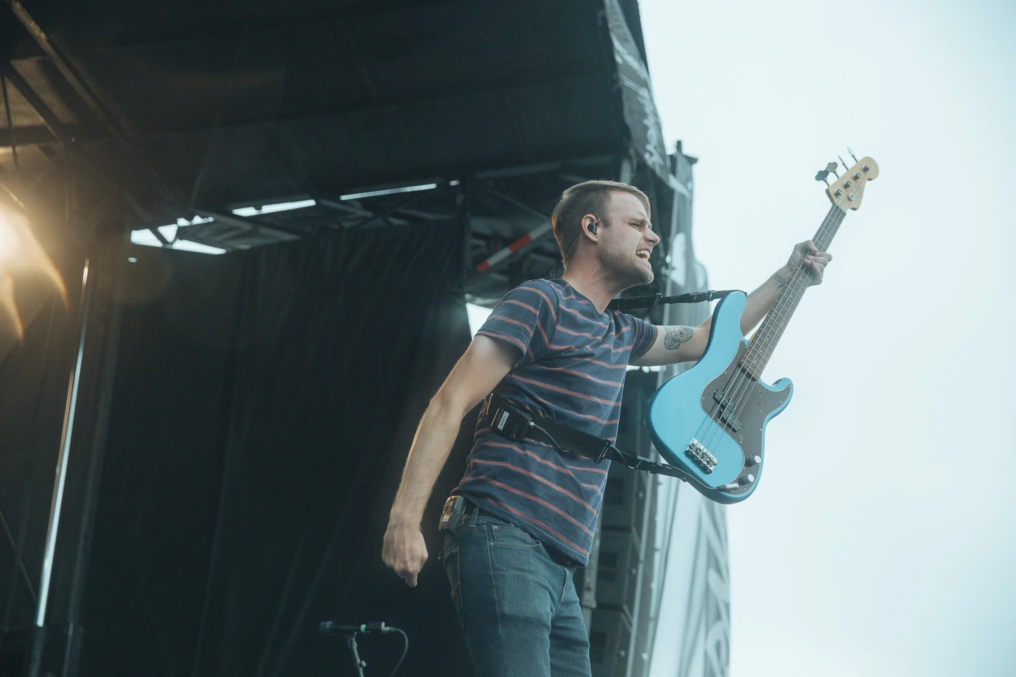 REAL FRIENDS PERFORMING AT VAN’S WARPED TOUR IN SAN ANTONIO, TX ON JULY 07, 2018.