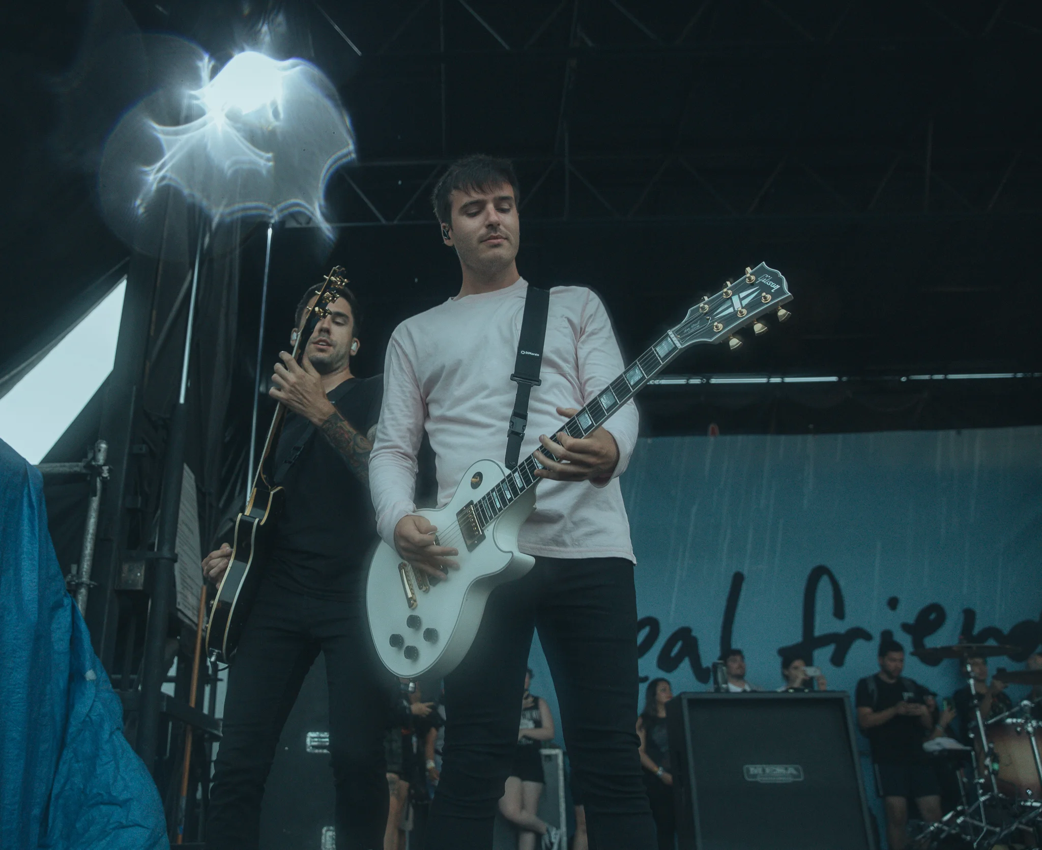REAL FRIENDS PERFORMING AT VAN’S WARPED TOUR IN SAN ANTONIO, TX ON JULY 07, 2018.