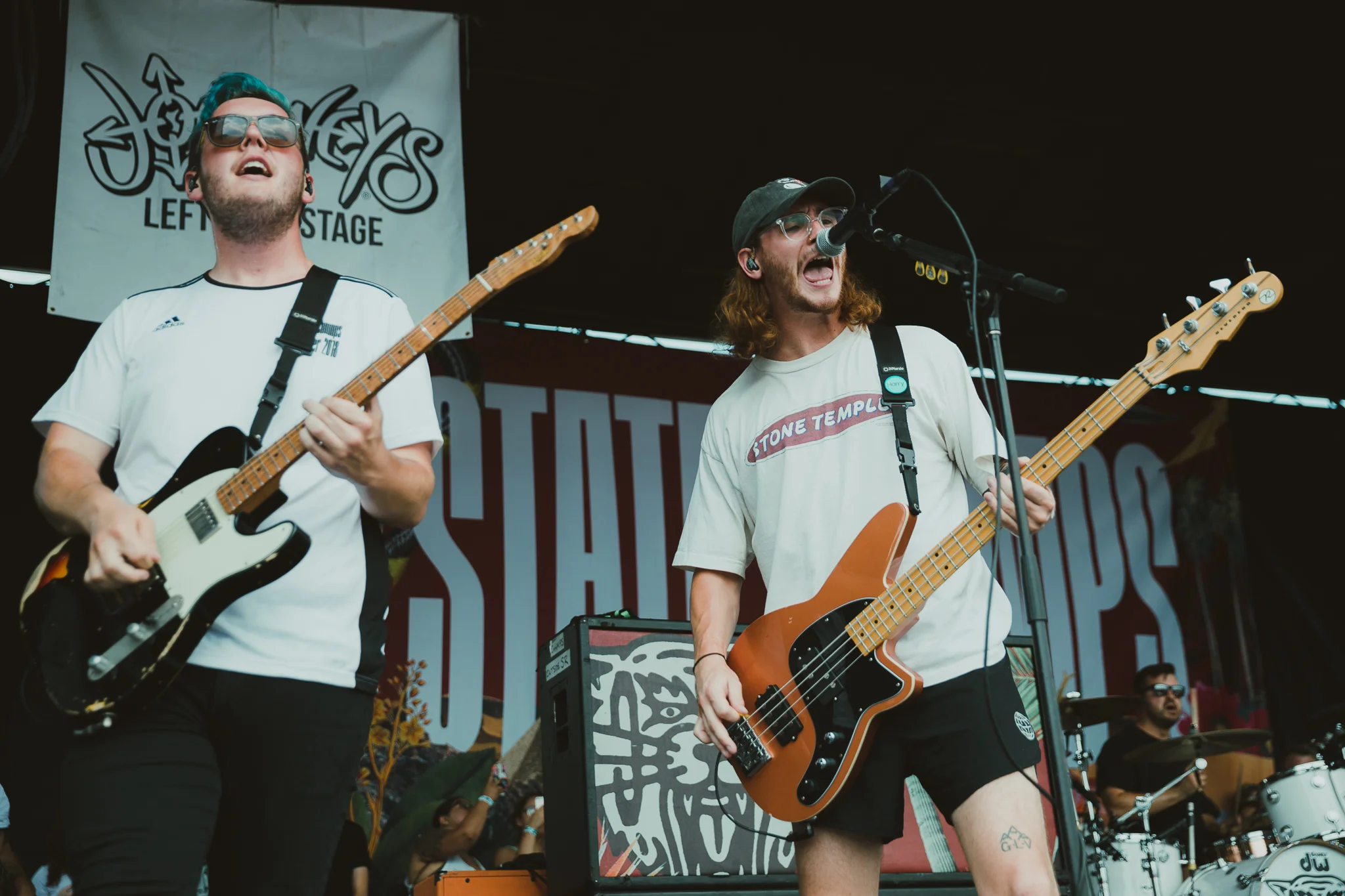 STATE CHAMPS PERFORMING AT VAN’S WARPED TOUR IN SAN ANTONIO, TX ON JULY 07, 2018.