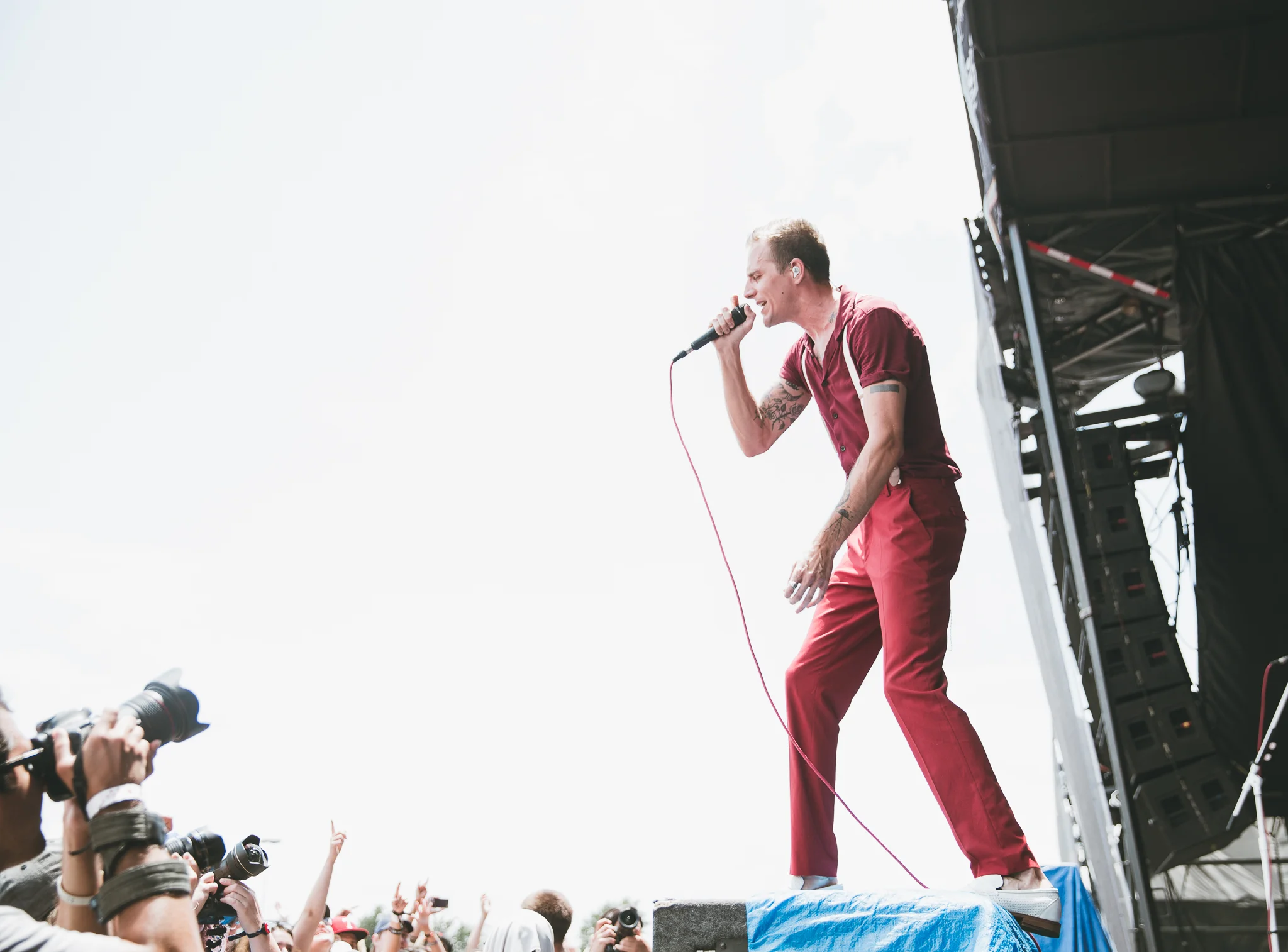 THE MAINE PERFORMING AT VAN’S WARPED TOUR IN SAN ANTONIO, TX ON JULY 07, 2018.