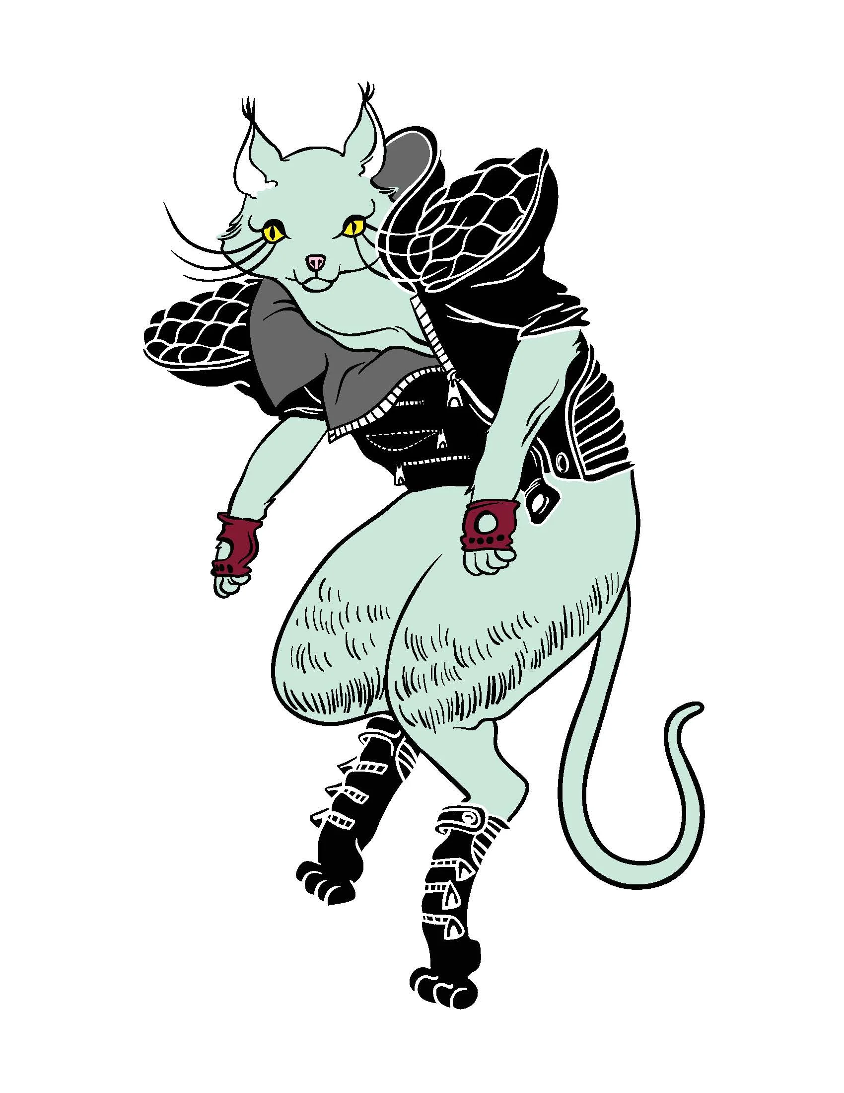 Sticker design for Where We Meet comic